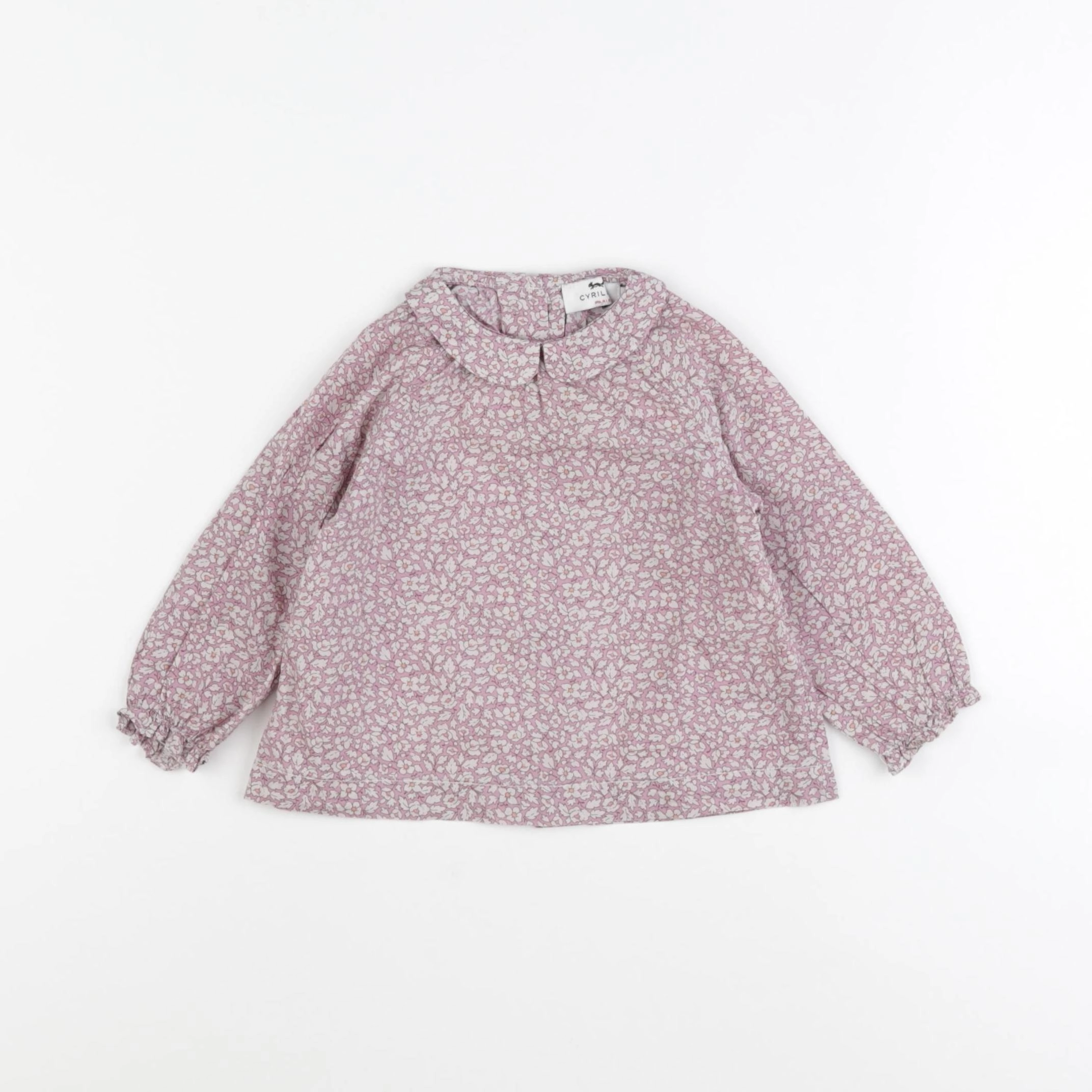 Cyrillus - blouse rose - 9 mois