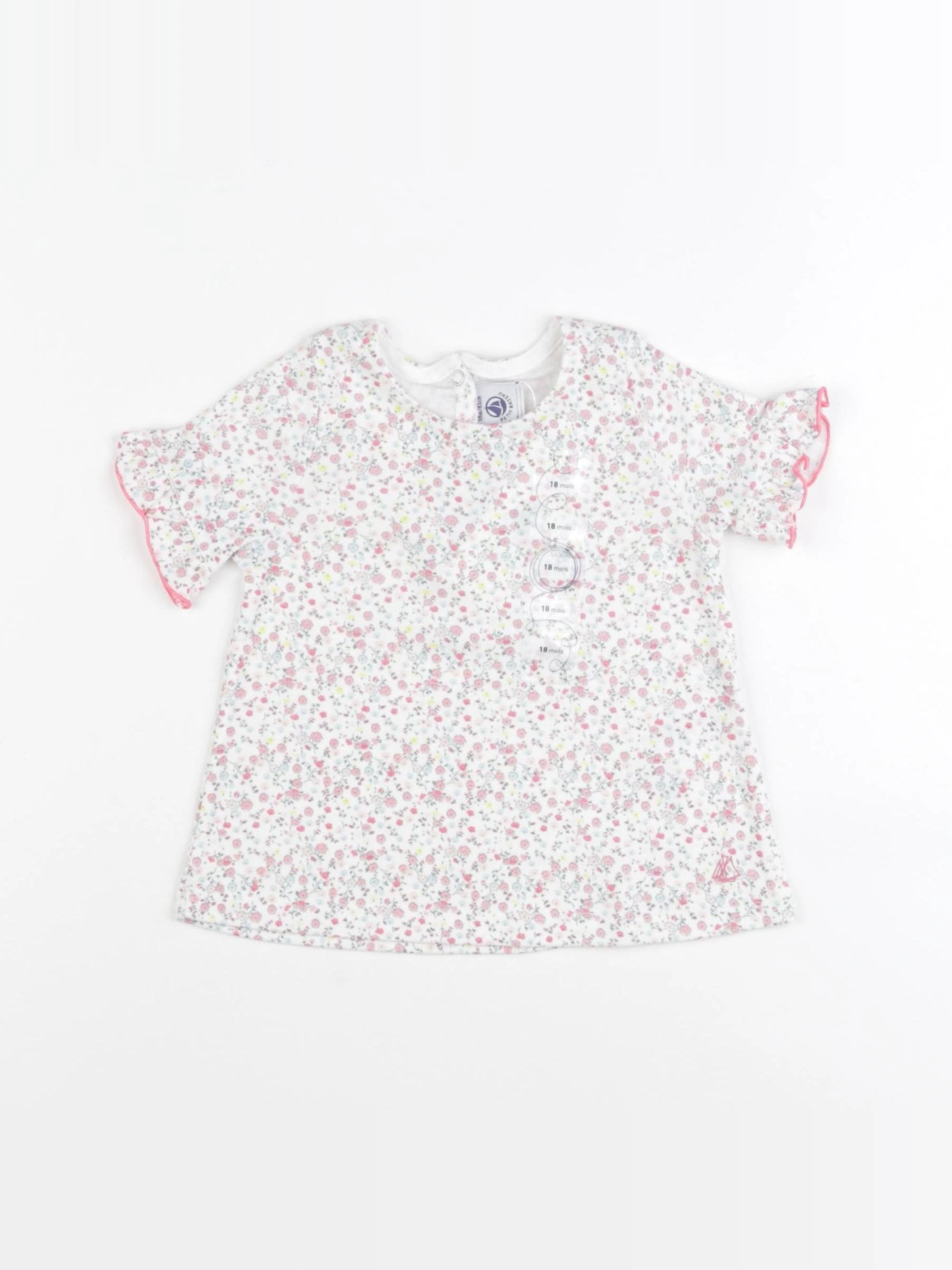 Petit Bateau - tee-shirt multicolore - 18 mois