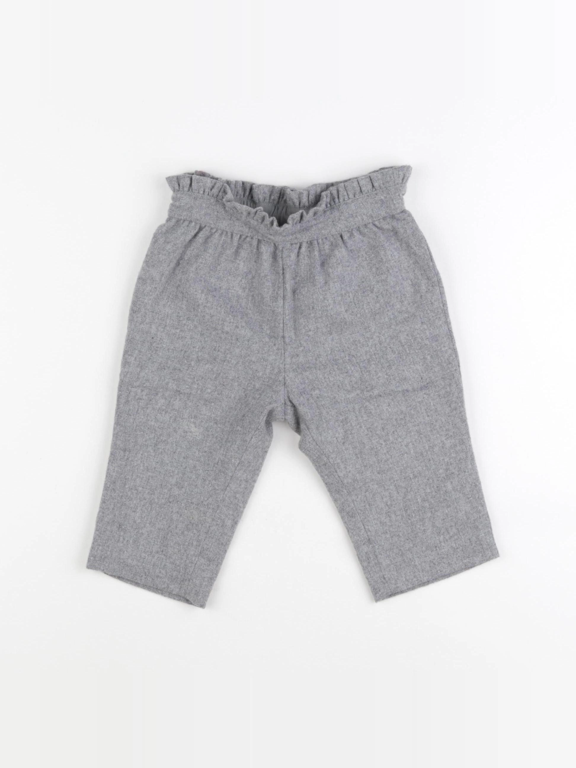 Jacadi - pantalon gris - 12 mois
