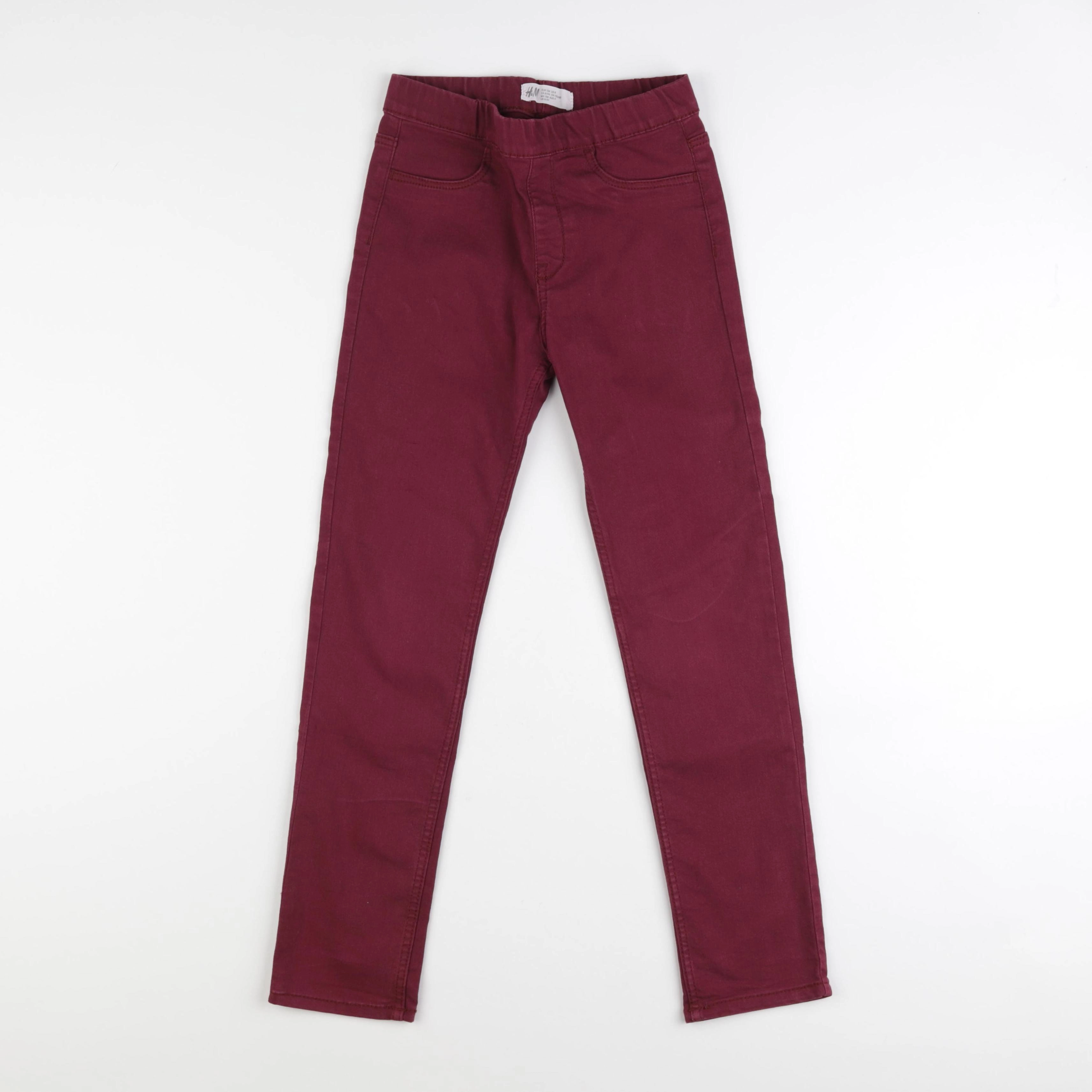 H&M - jegging violet - 8/9 ans