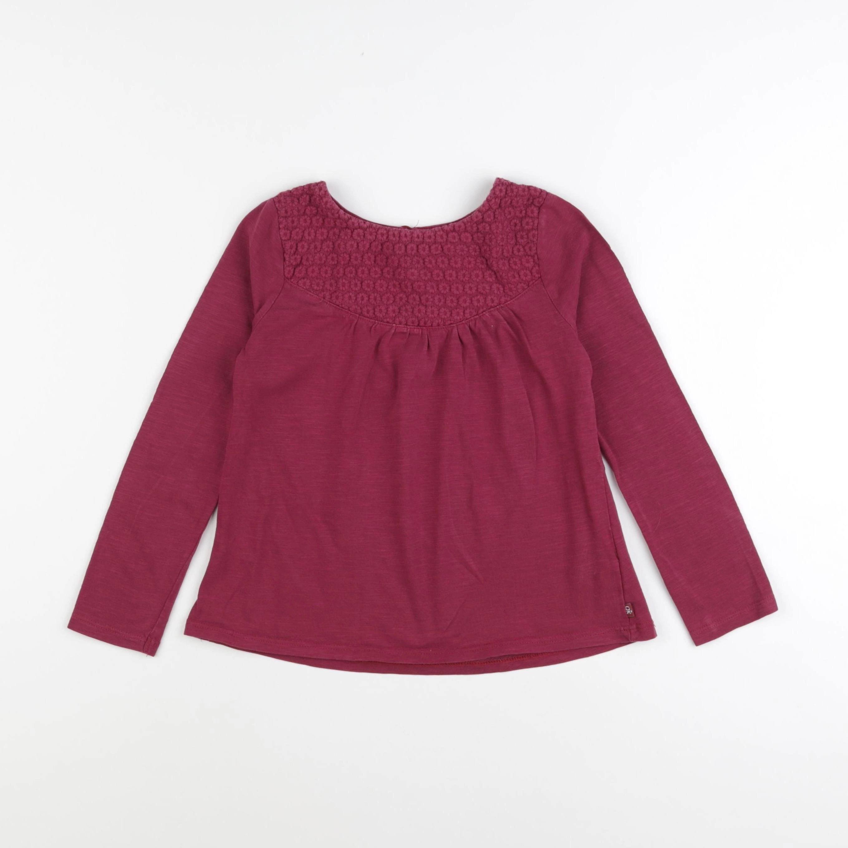 Okaidi - tee-shirt violet - 8 ans