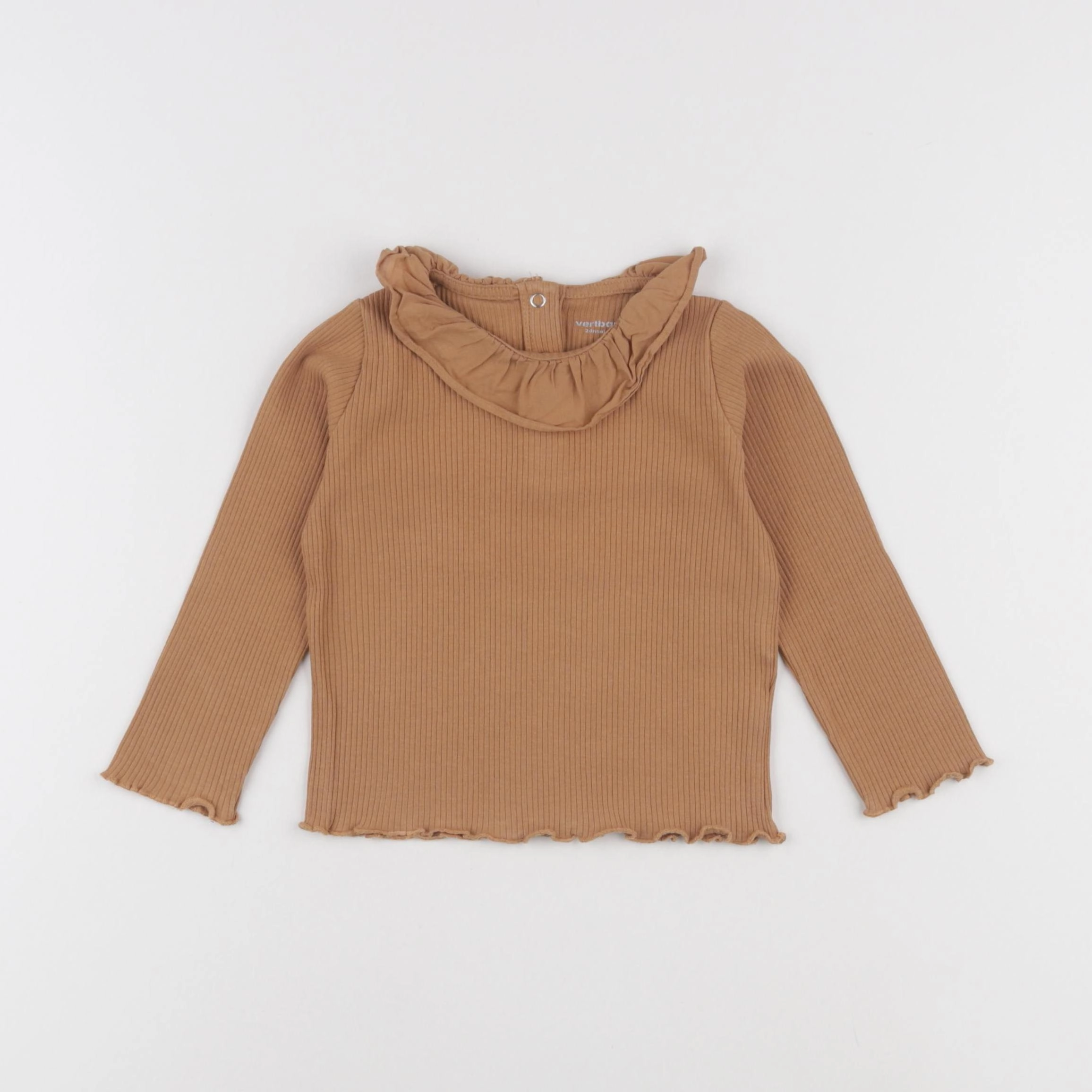 Vertbaudet - tee-shirt marron - 24 mois