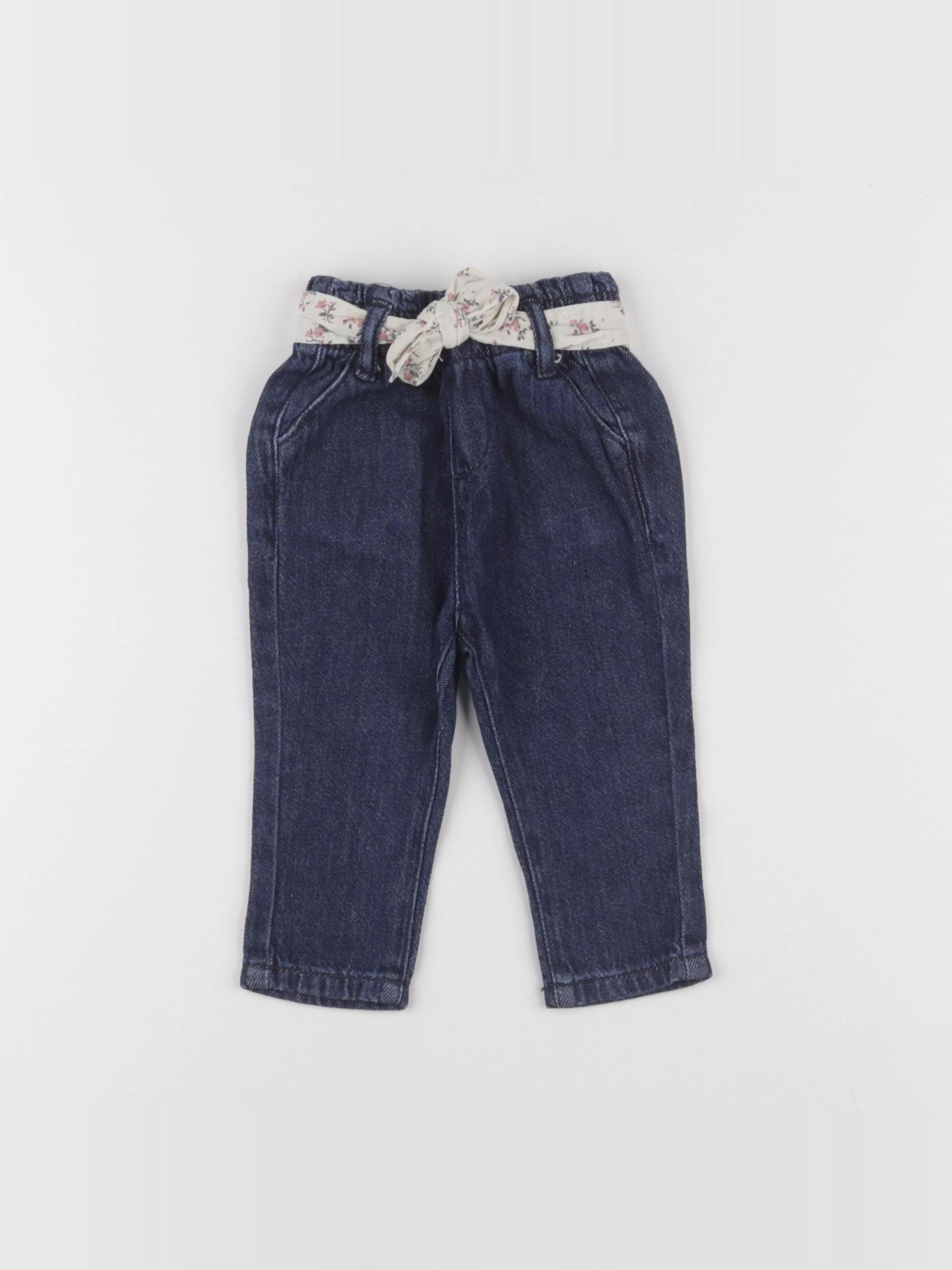 Vertbaudet - jegging bleu - 6 mois