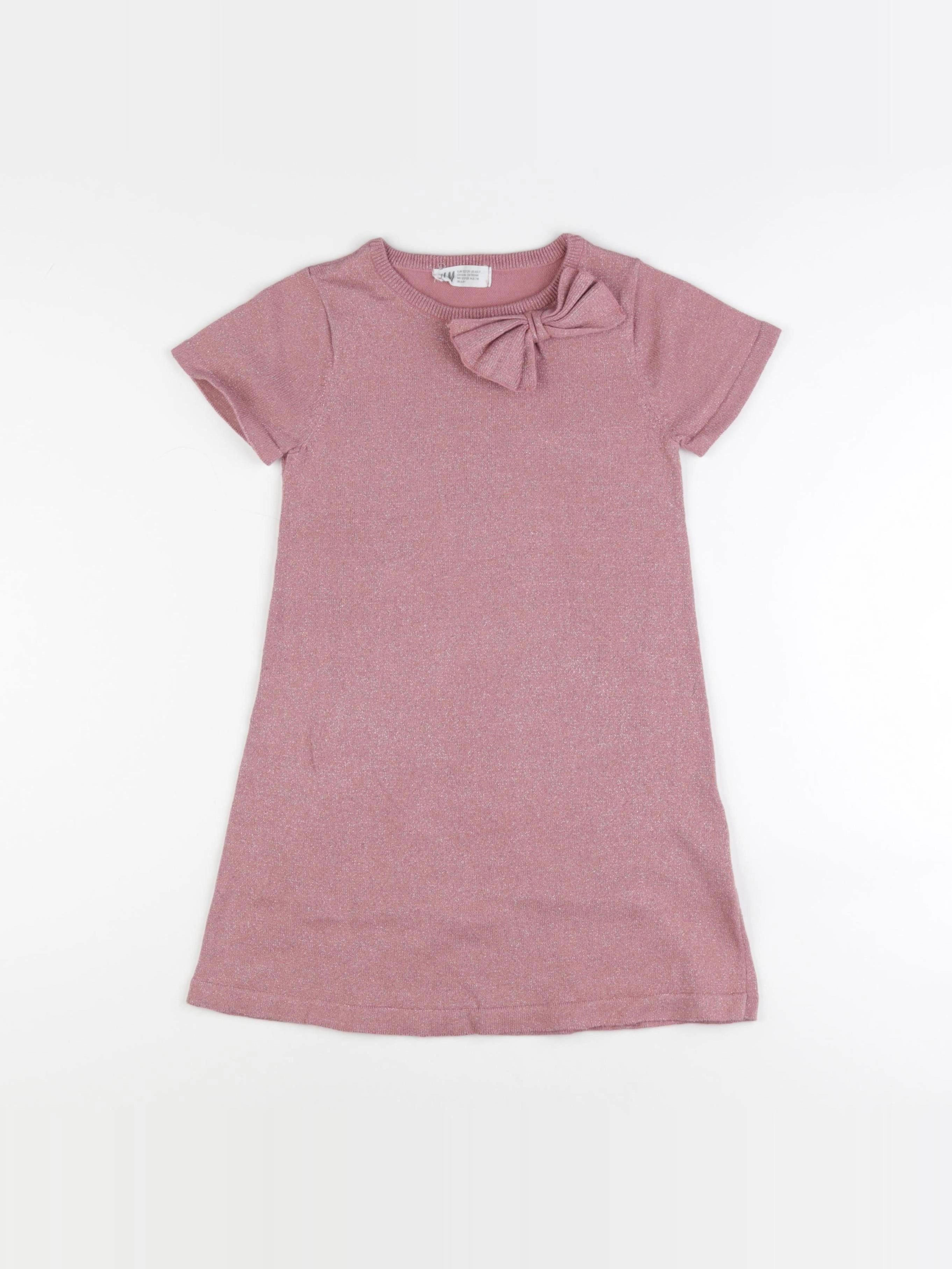 H&M - robe rose - 6/8 ans