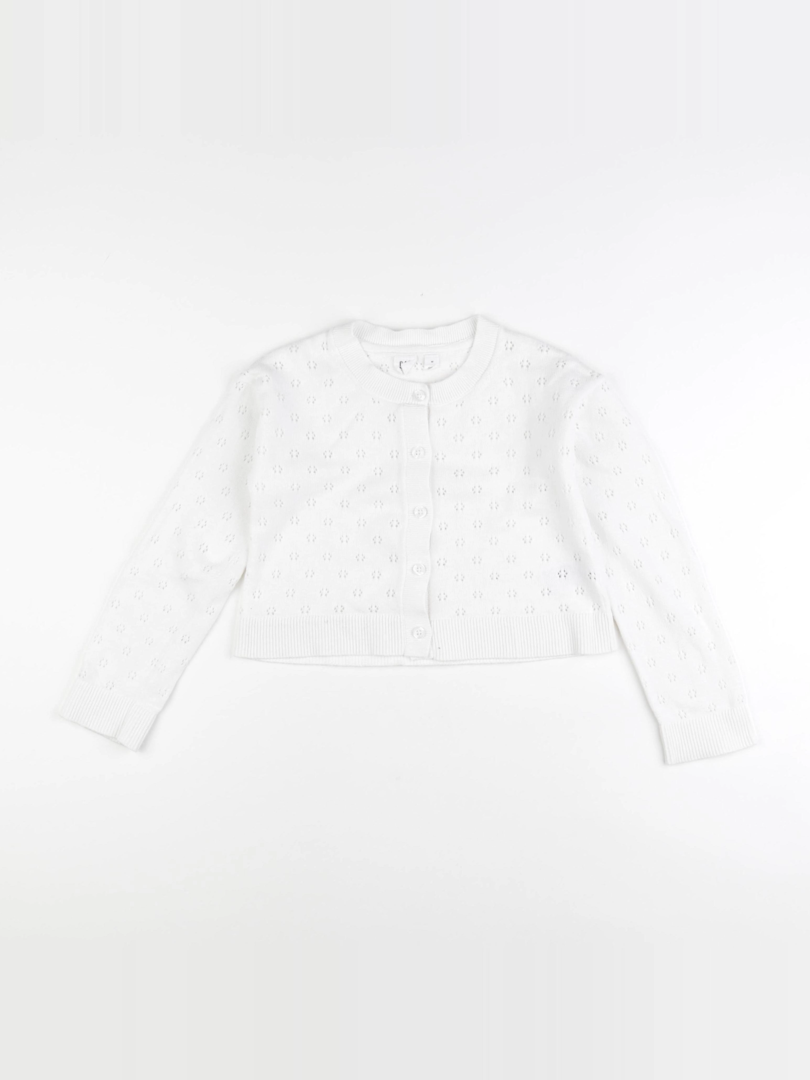GAP - gilet blanc - 8 ans