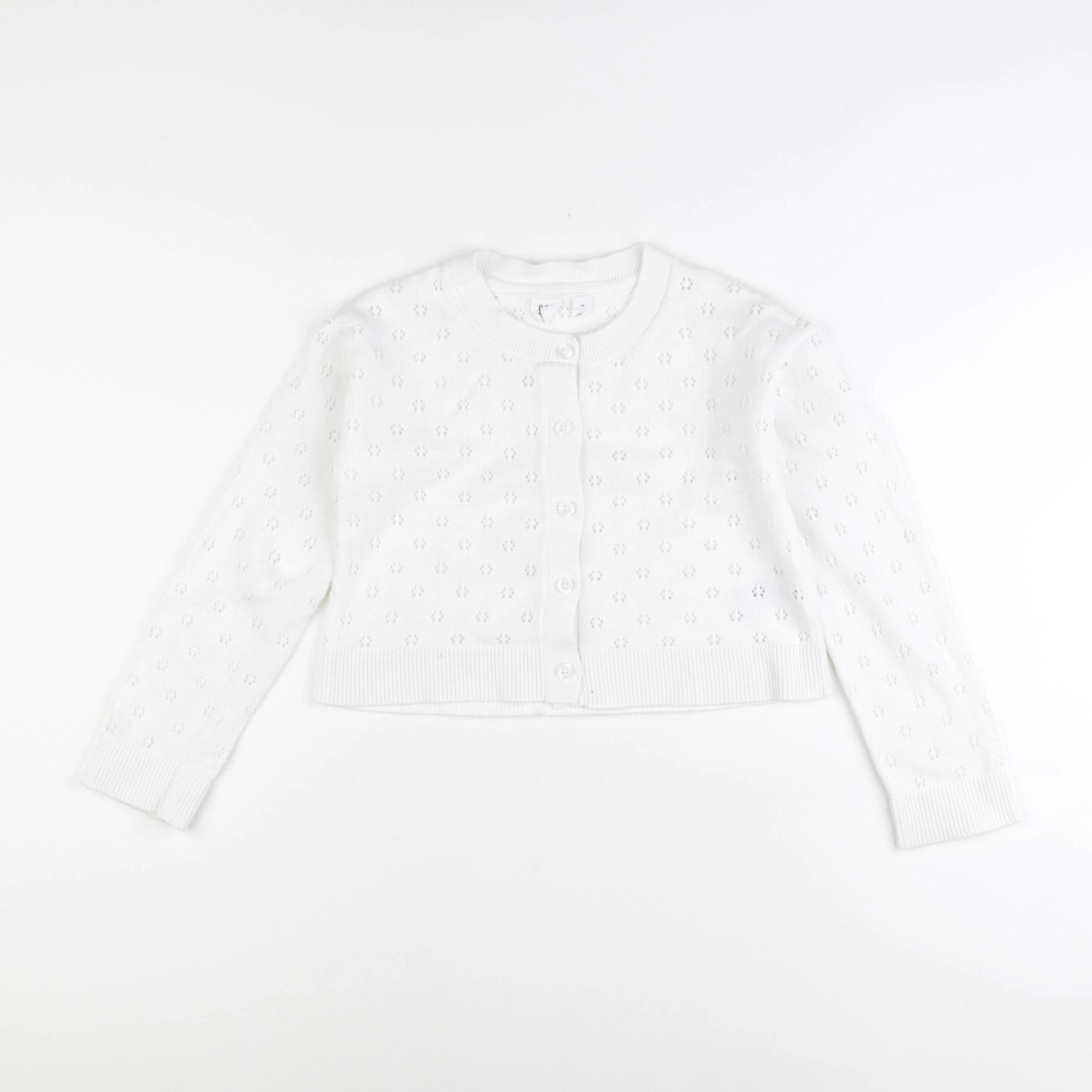 GAP - gilet blanc - 8 ans