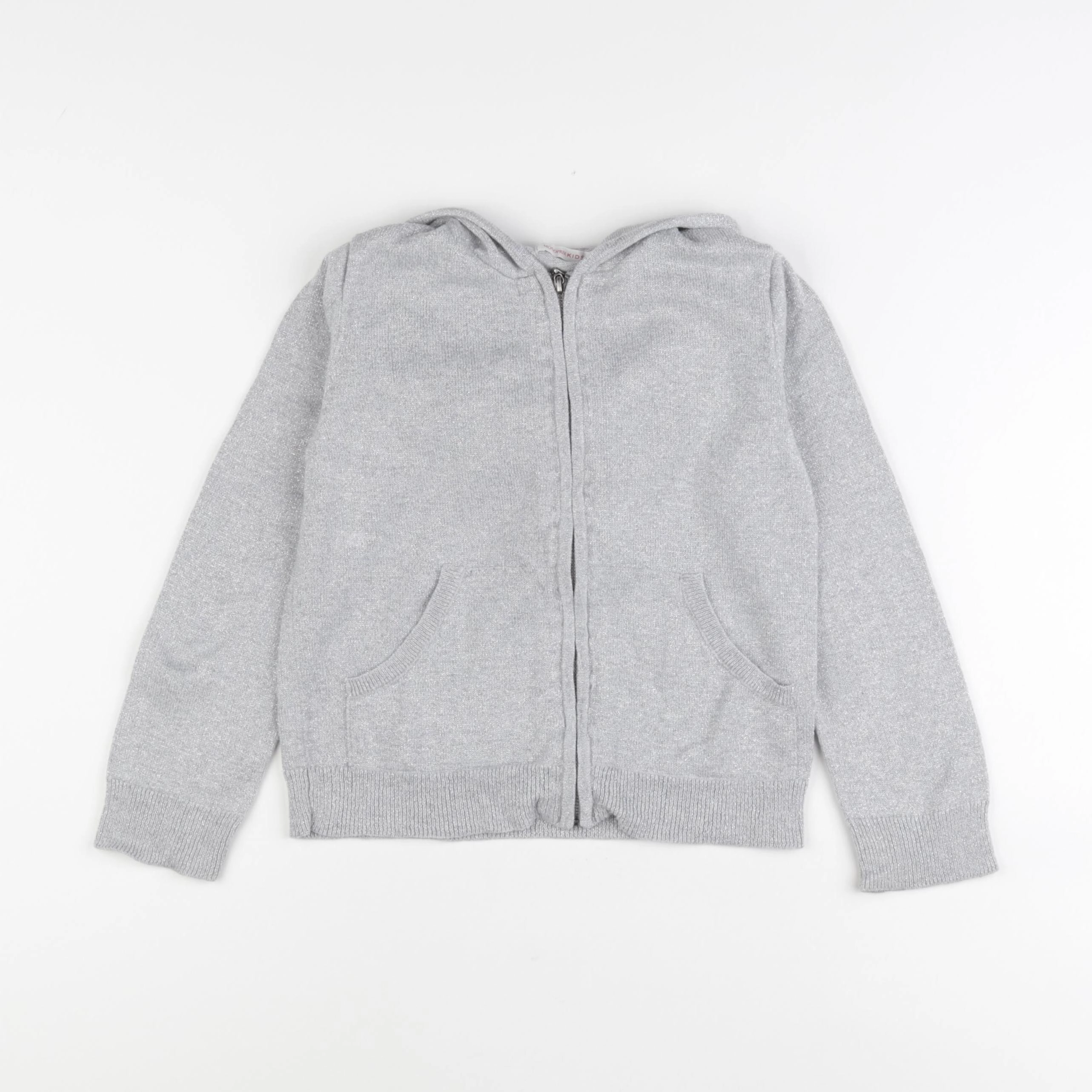Monoprix - gilet argent - 8 ans