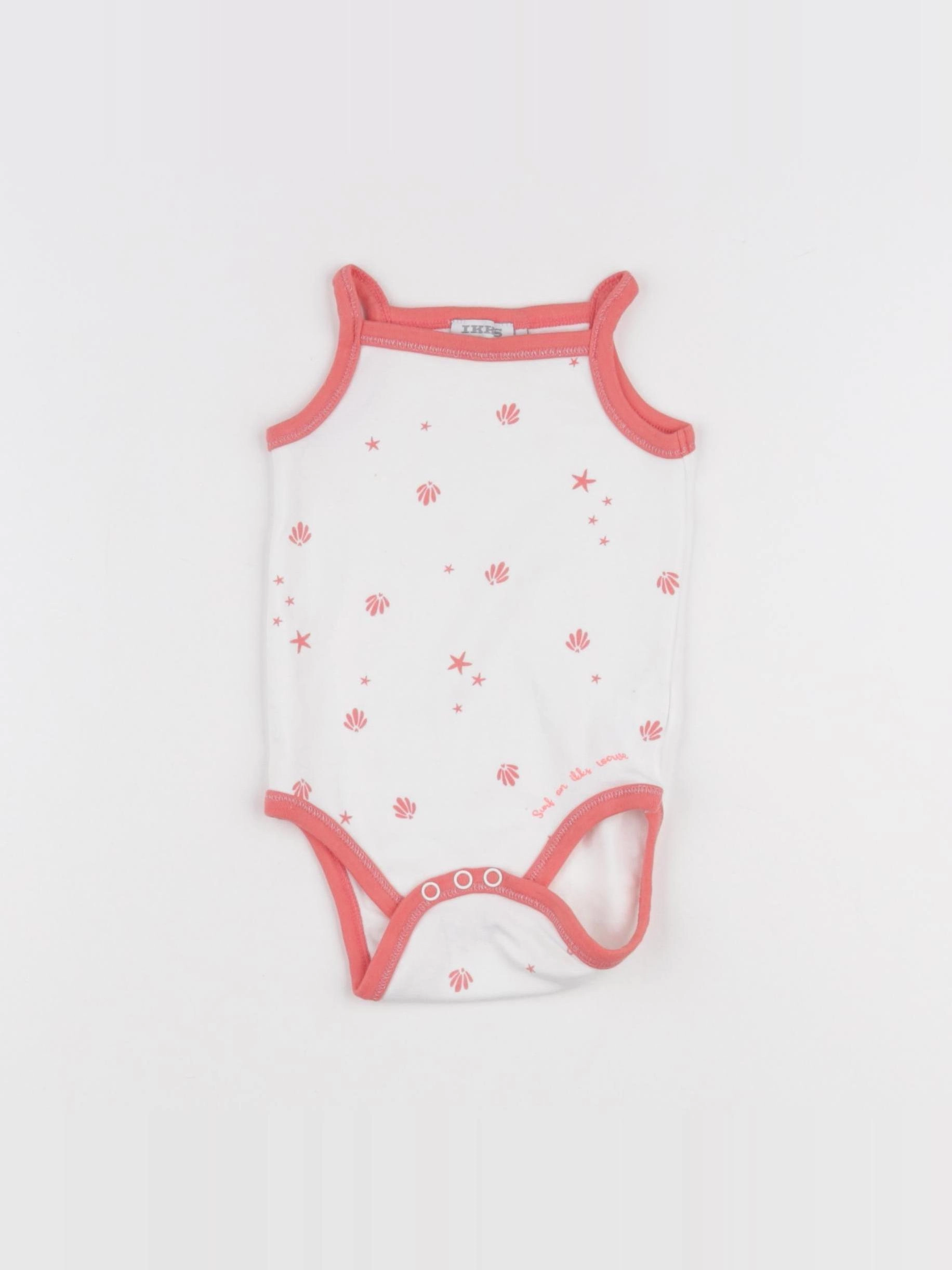 IKKS - body orange - 6 mois