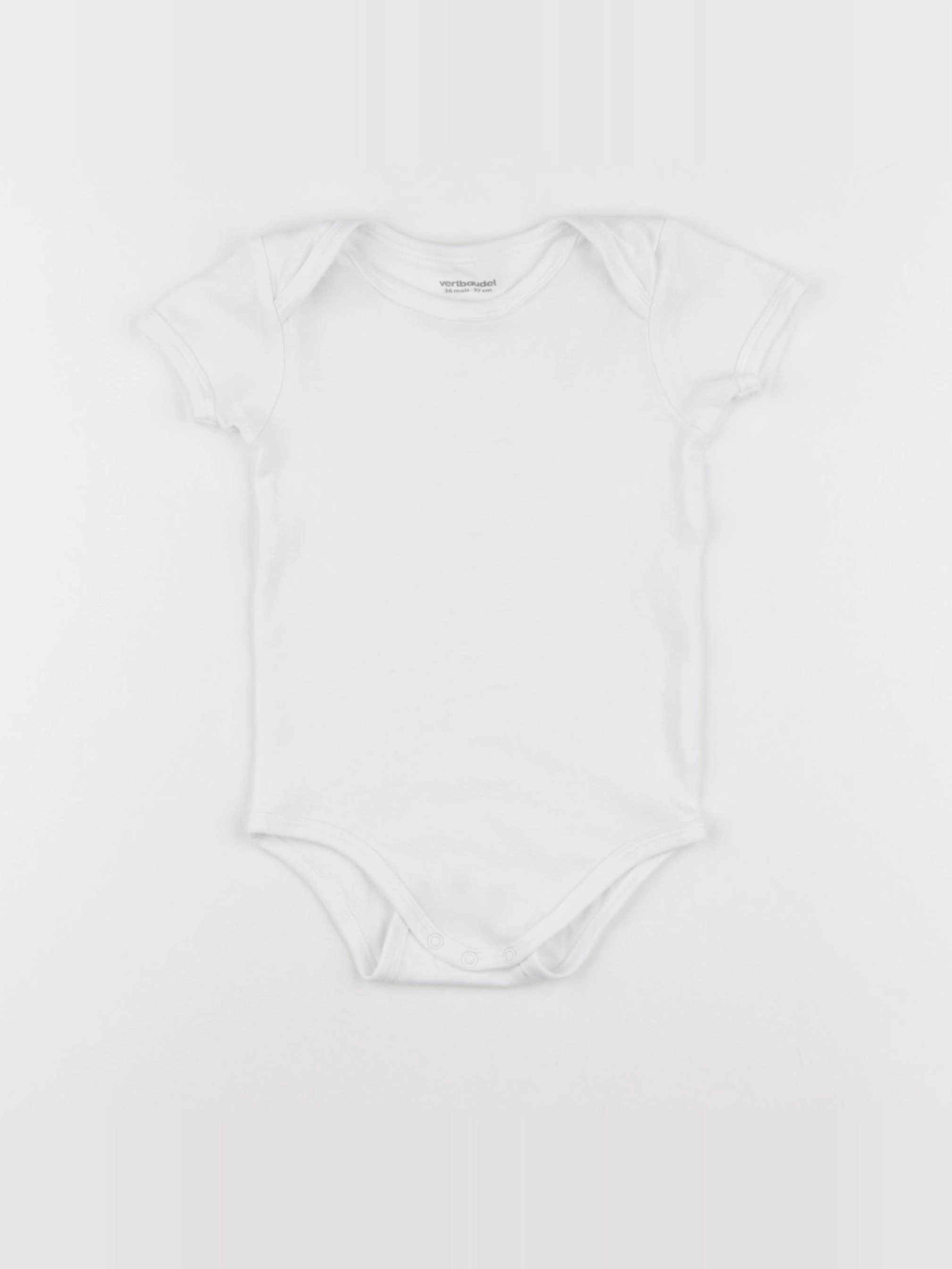 Vertbaudet - body blanc - 36 mois