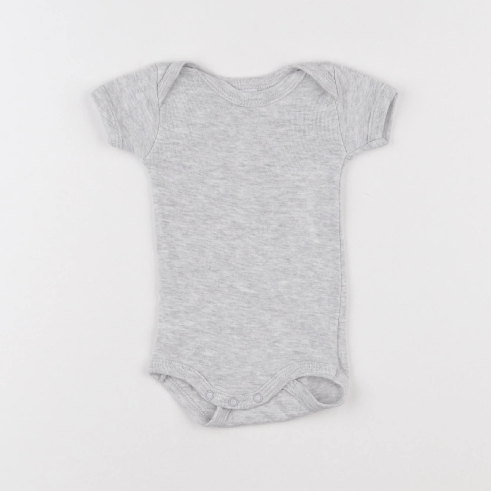 Petit Bateau - body gris - 1 mois