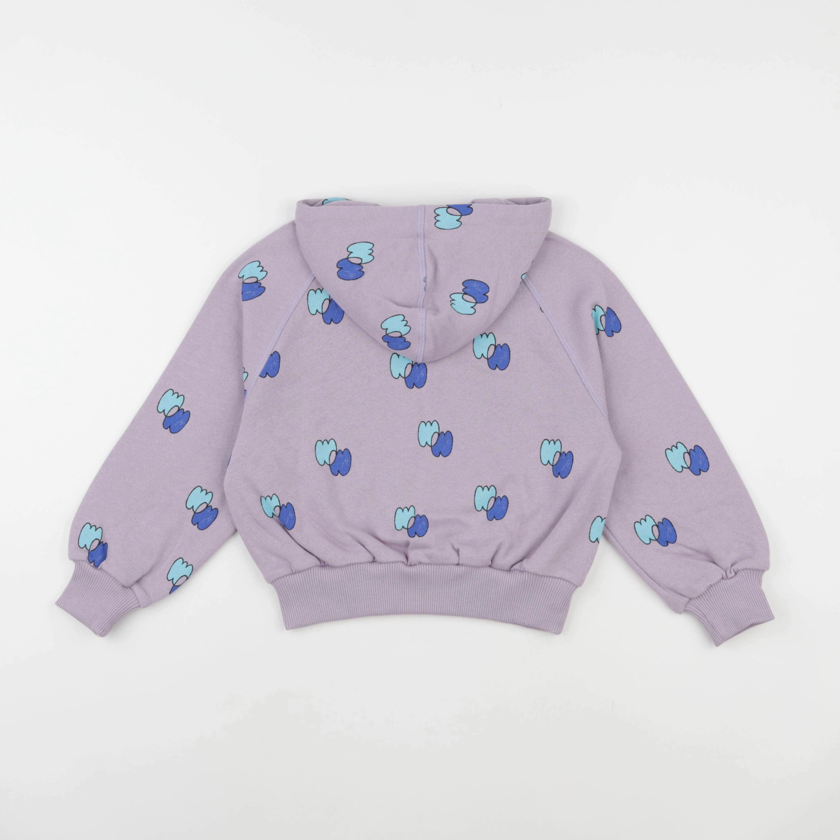 Wander & Wonder - Sweat capuche Logo violet - 5/6 ans