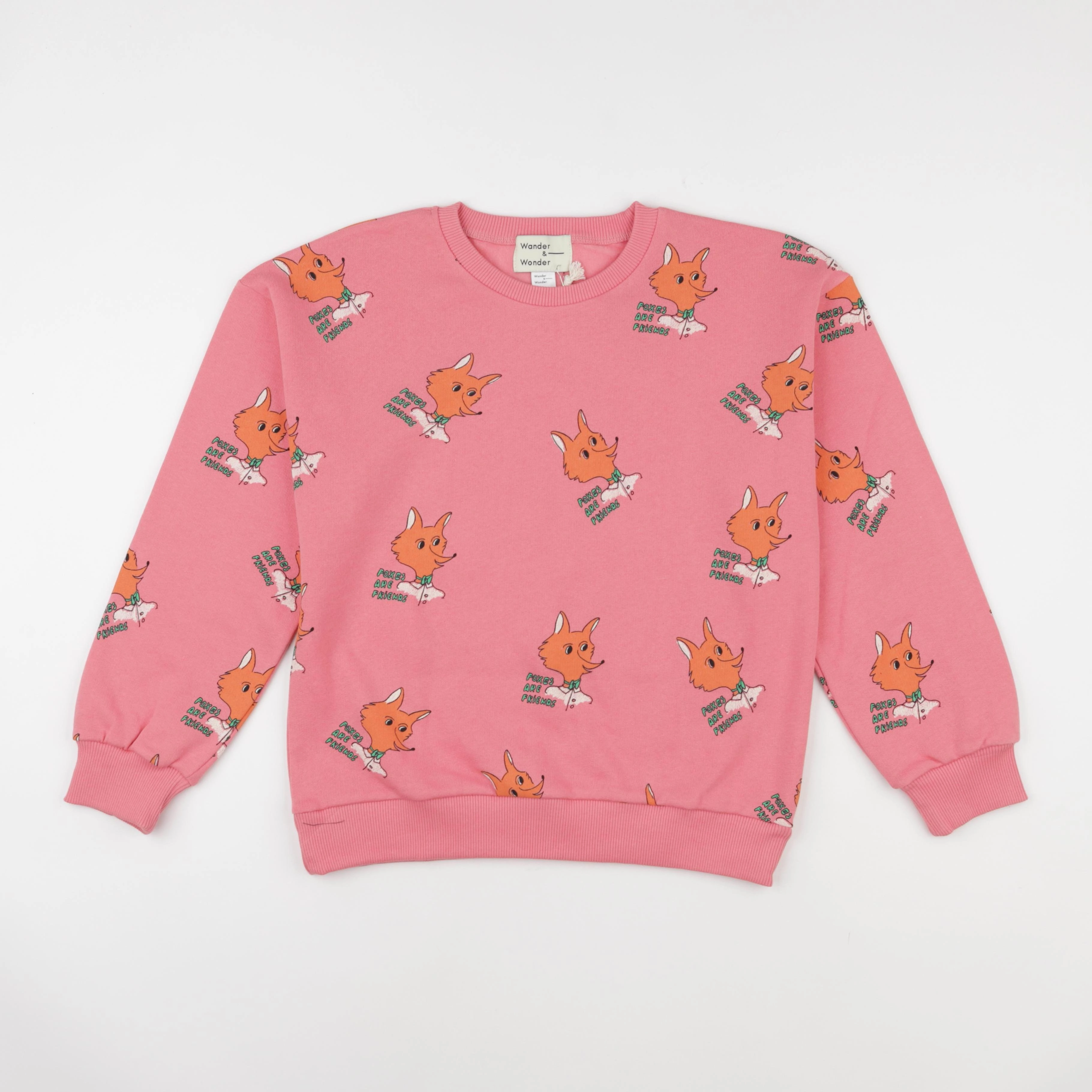 Wander & Wonder - Sweat Fox rose - 11/12 ans