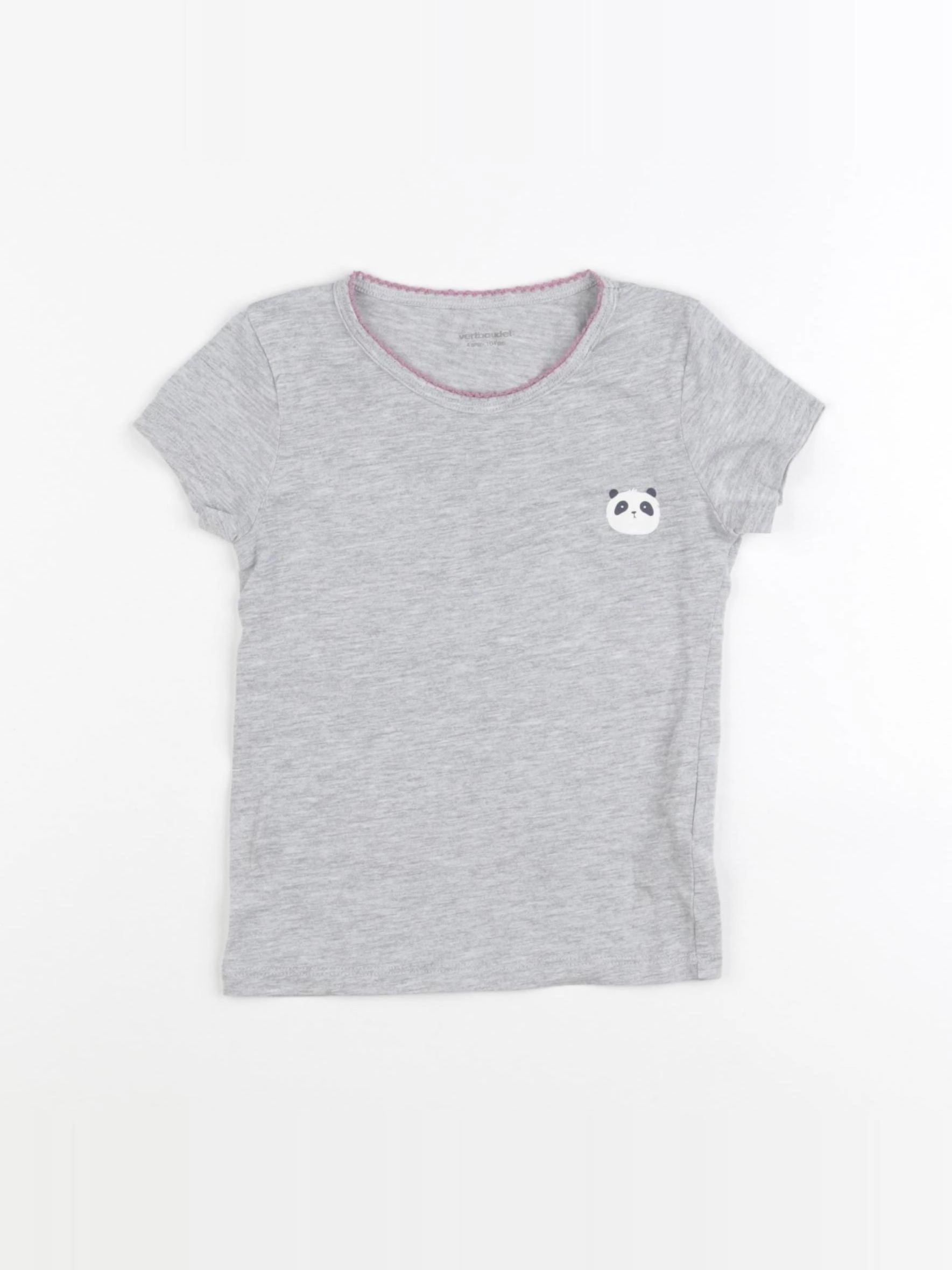 Vertbaudet - maillot de corps gris - 4 ans