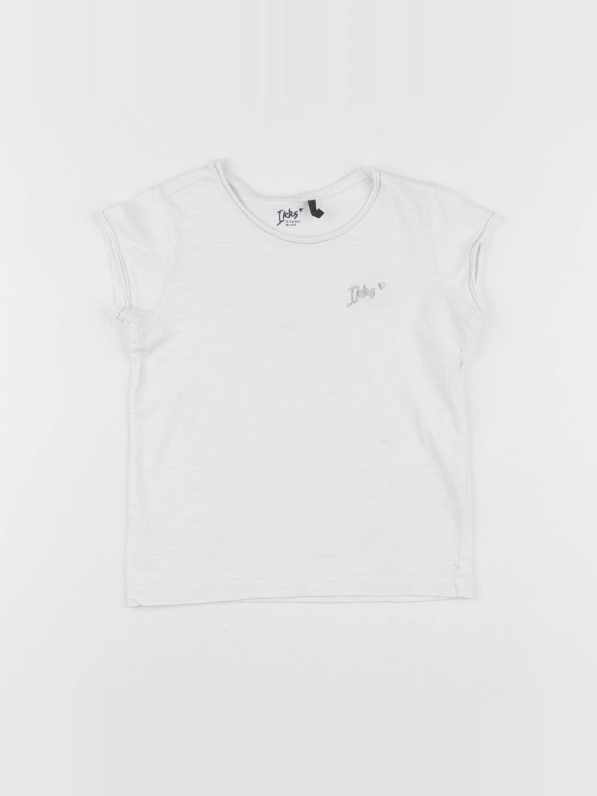 IKKS - tee-shirt blanc - 4 ans