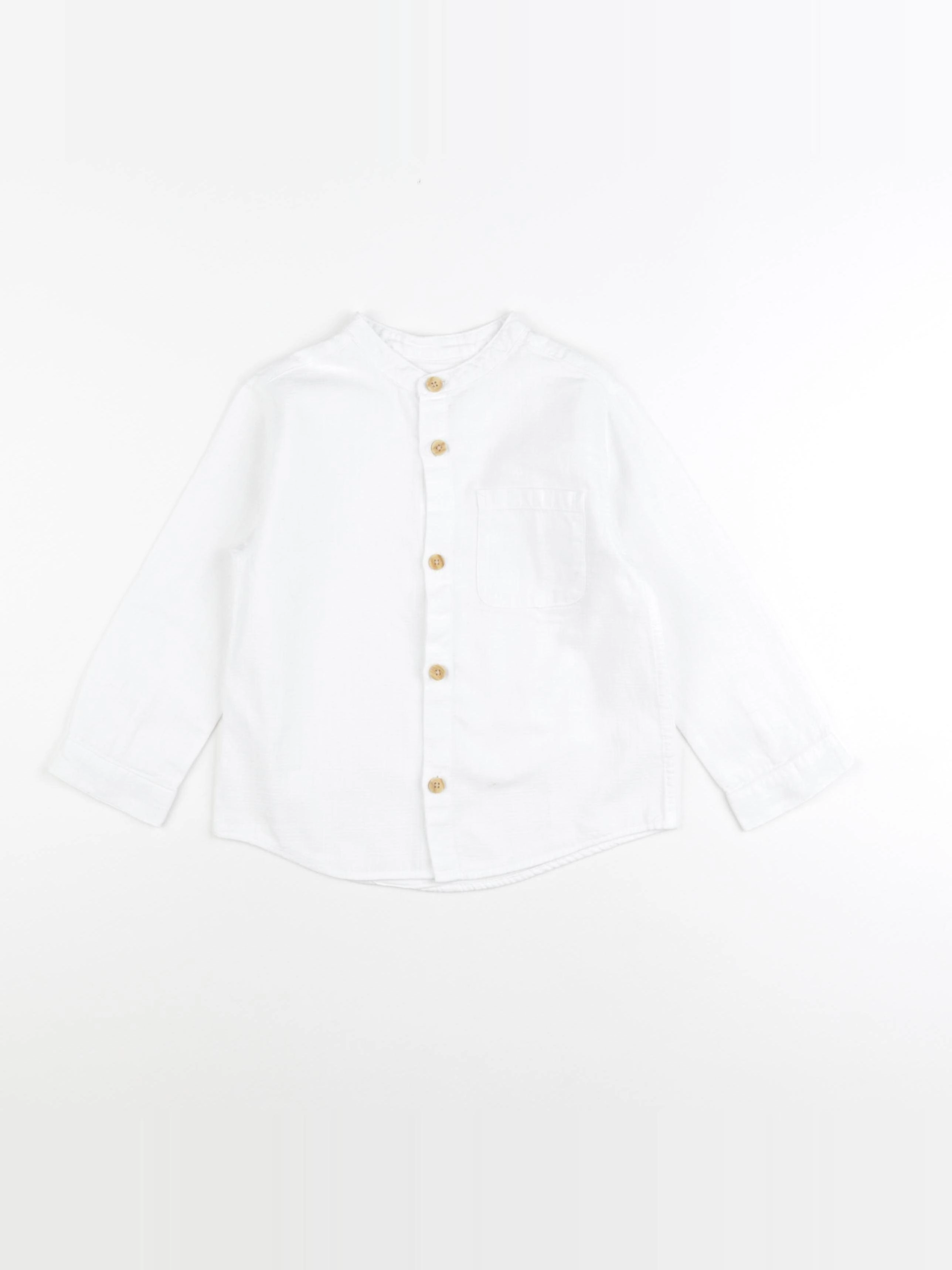 Zara - chemise blanc - 2/3 ans