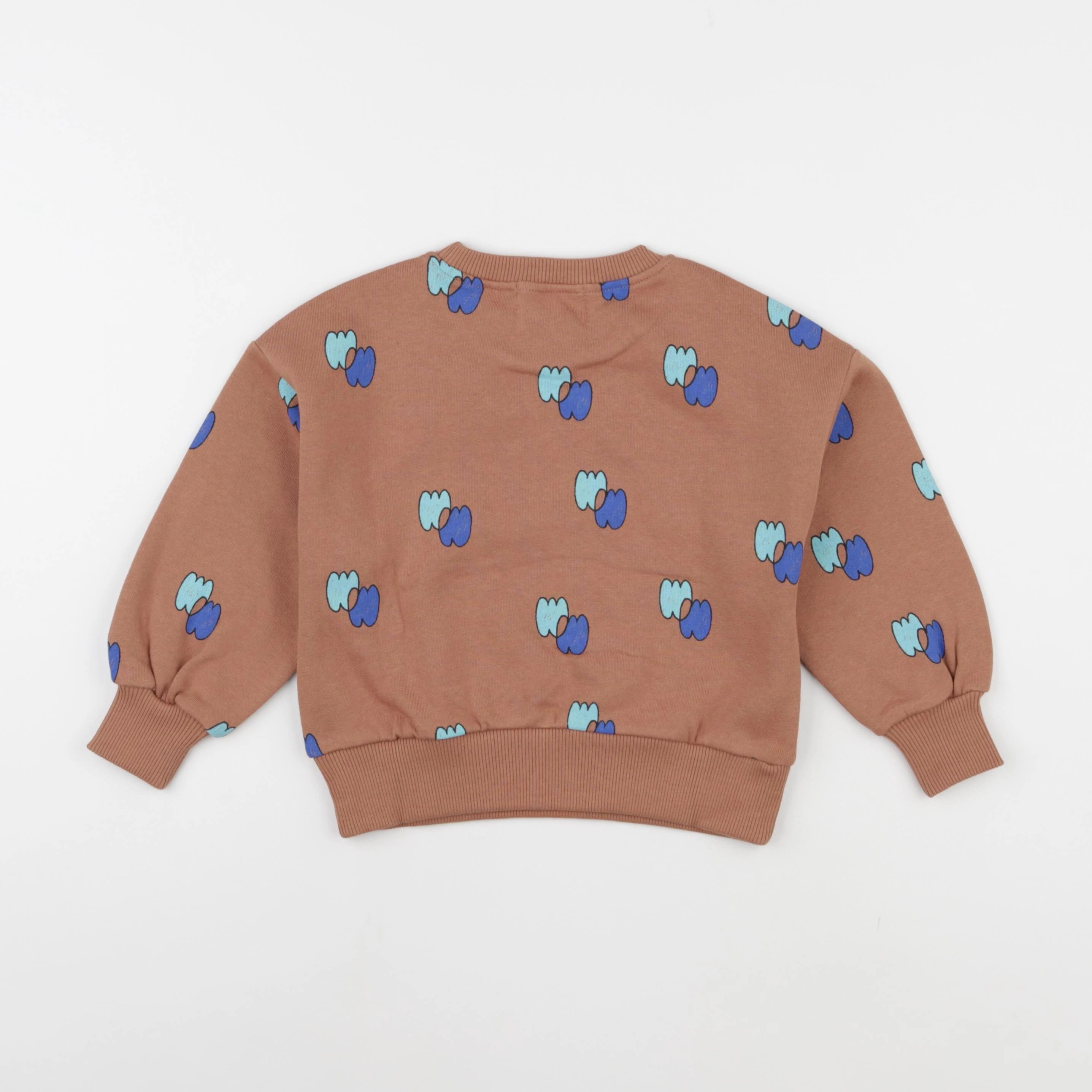 Wander & Wonder - Sweat Logo marron - 1/2 ans