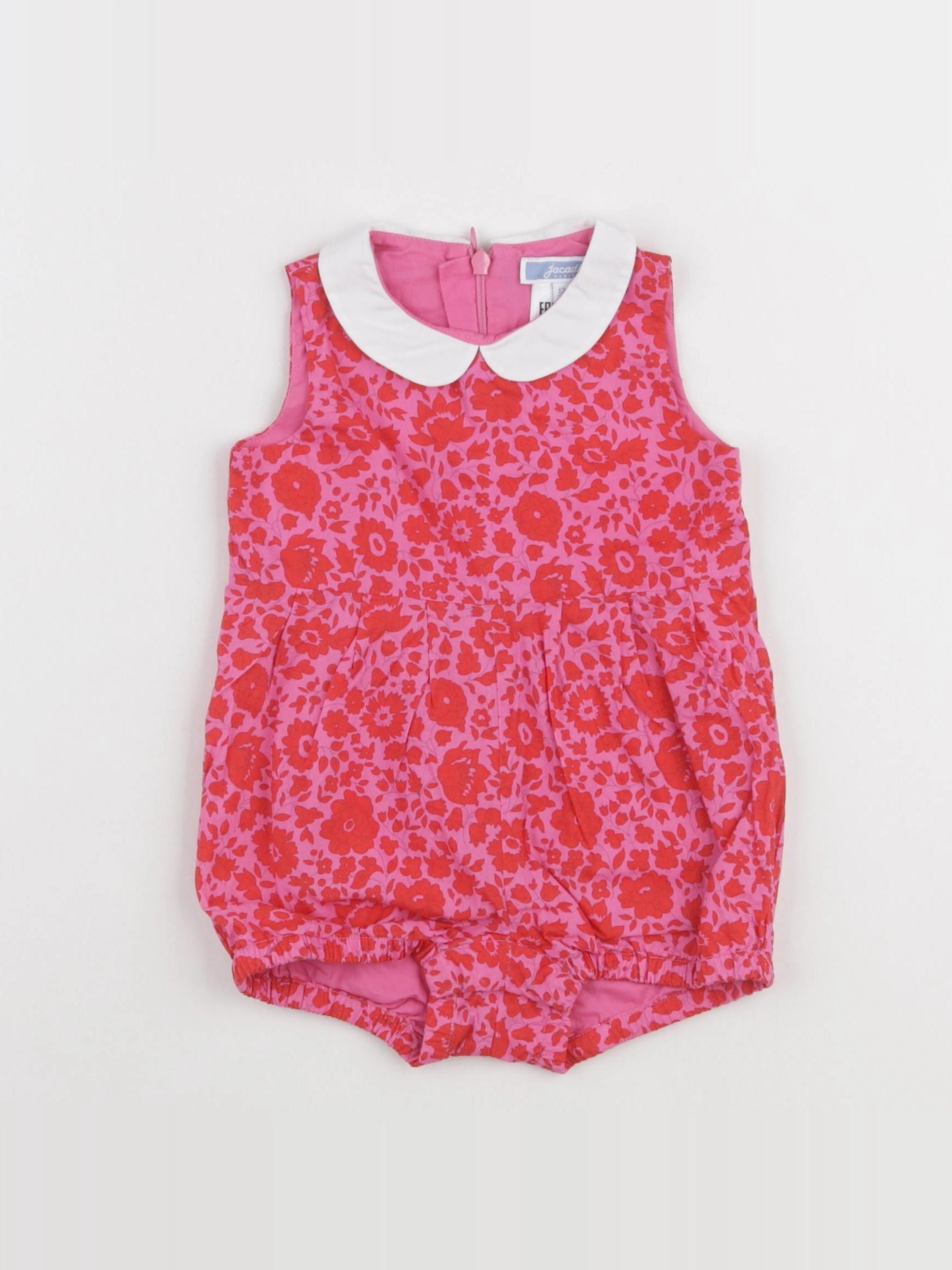 Jacadi - combinaison liberty rose - 12 mois