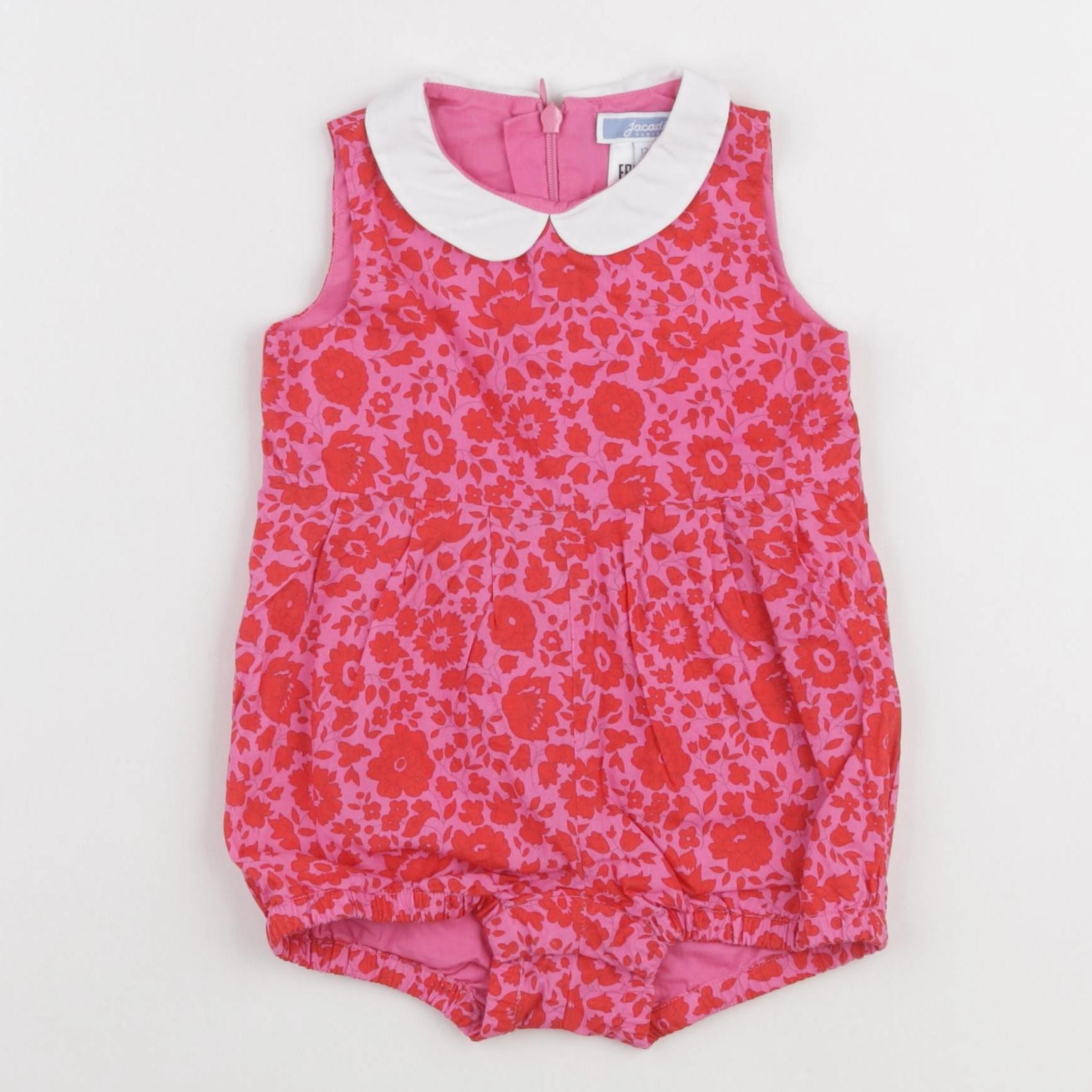 Jacadi - combinaison liberty rose - 12 mois