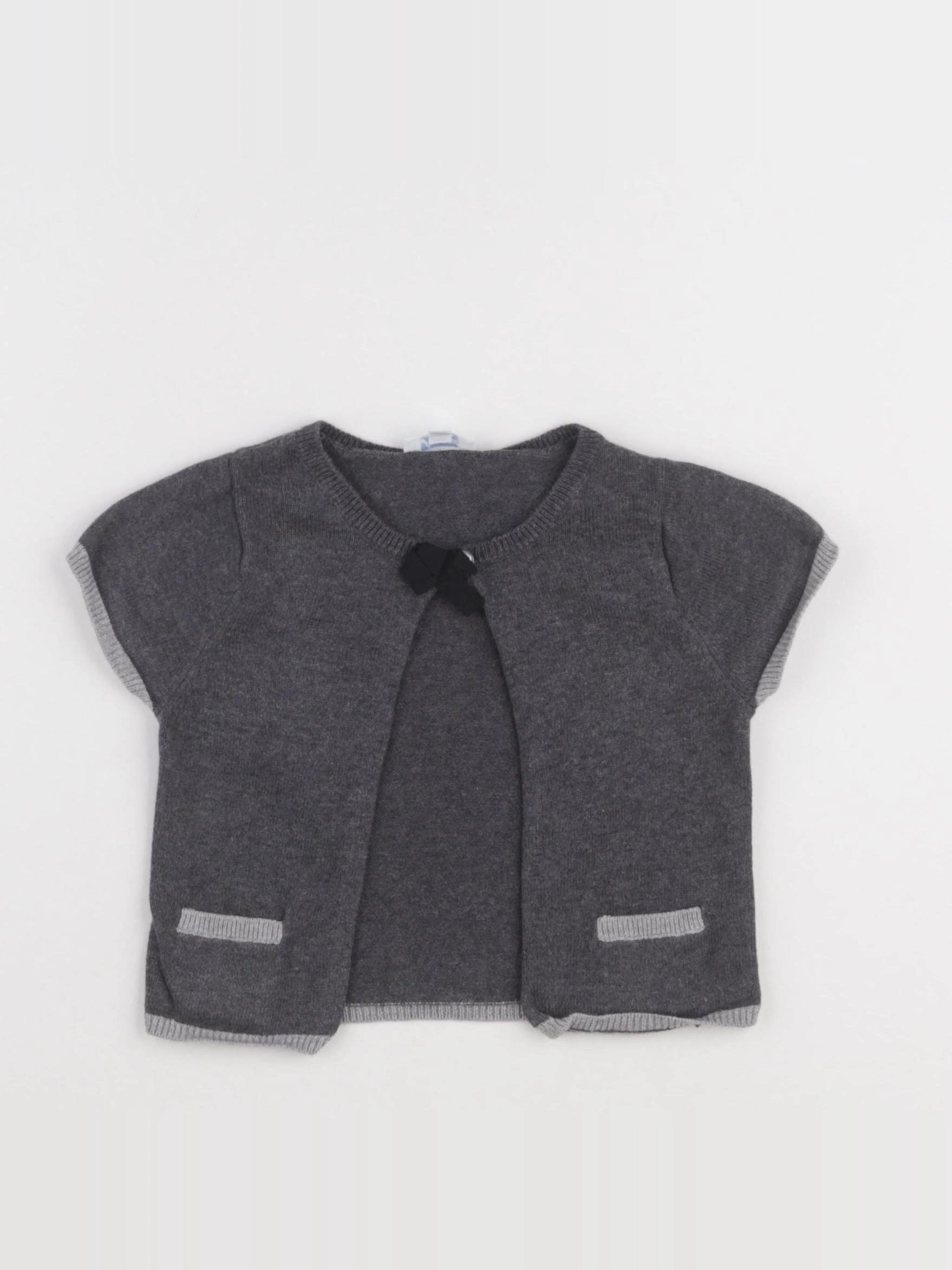 Jacadi - gilet gris - 24 mois
