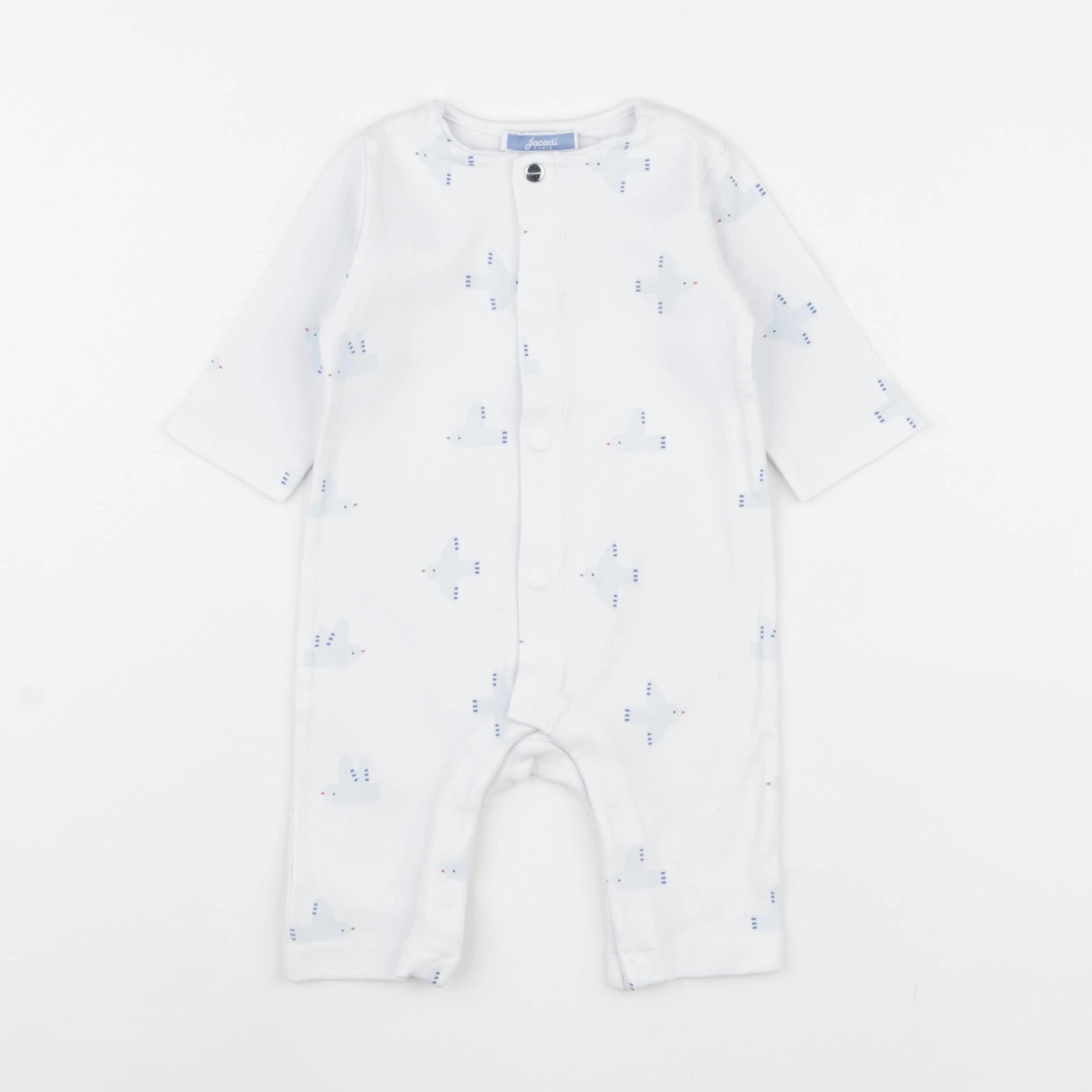 Jacadi - pyjama coton bleu - 3 mois