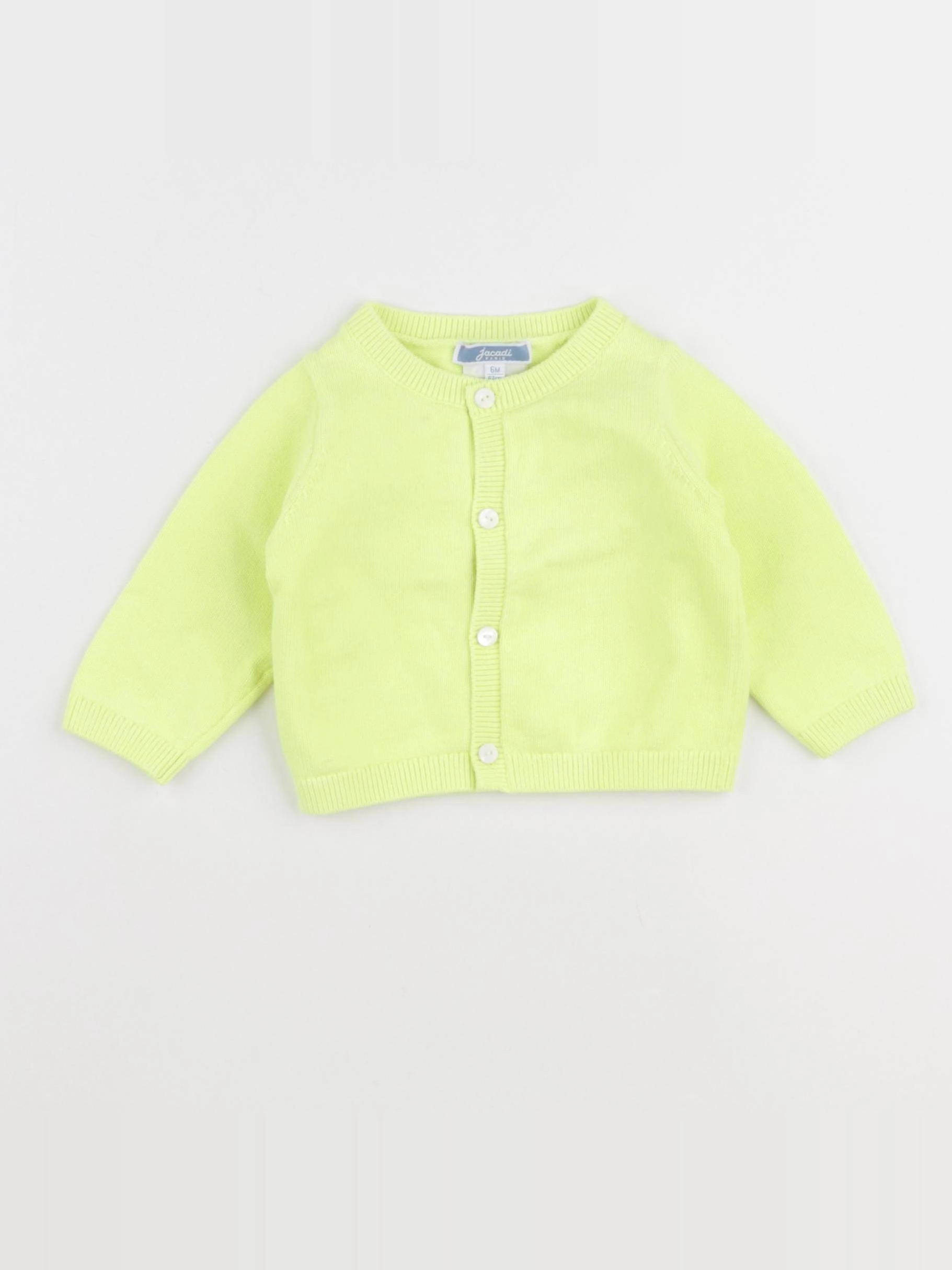 Jacadi - gilet jaune fluo - 6 mois