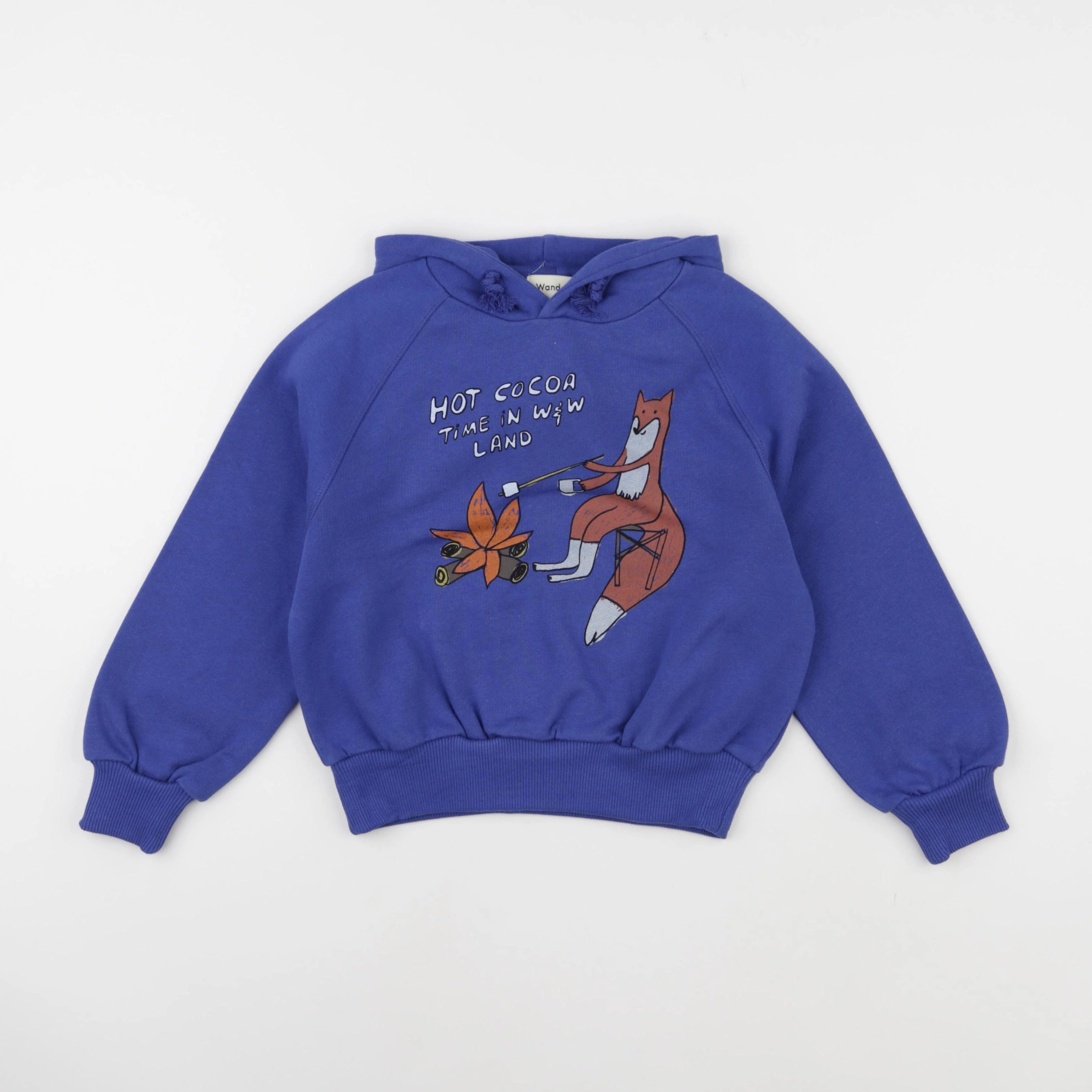 Wander & Wonder - Sweat Fox bleu - 1/2 ans
