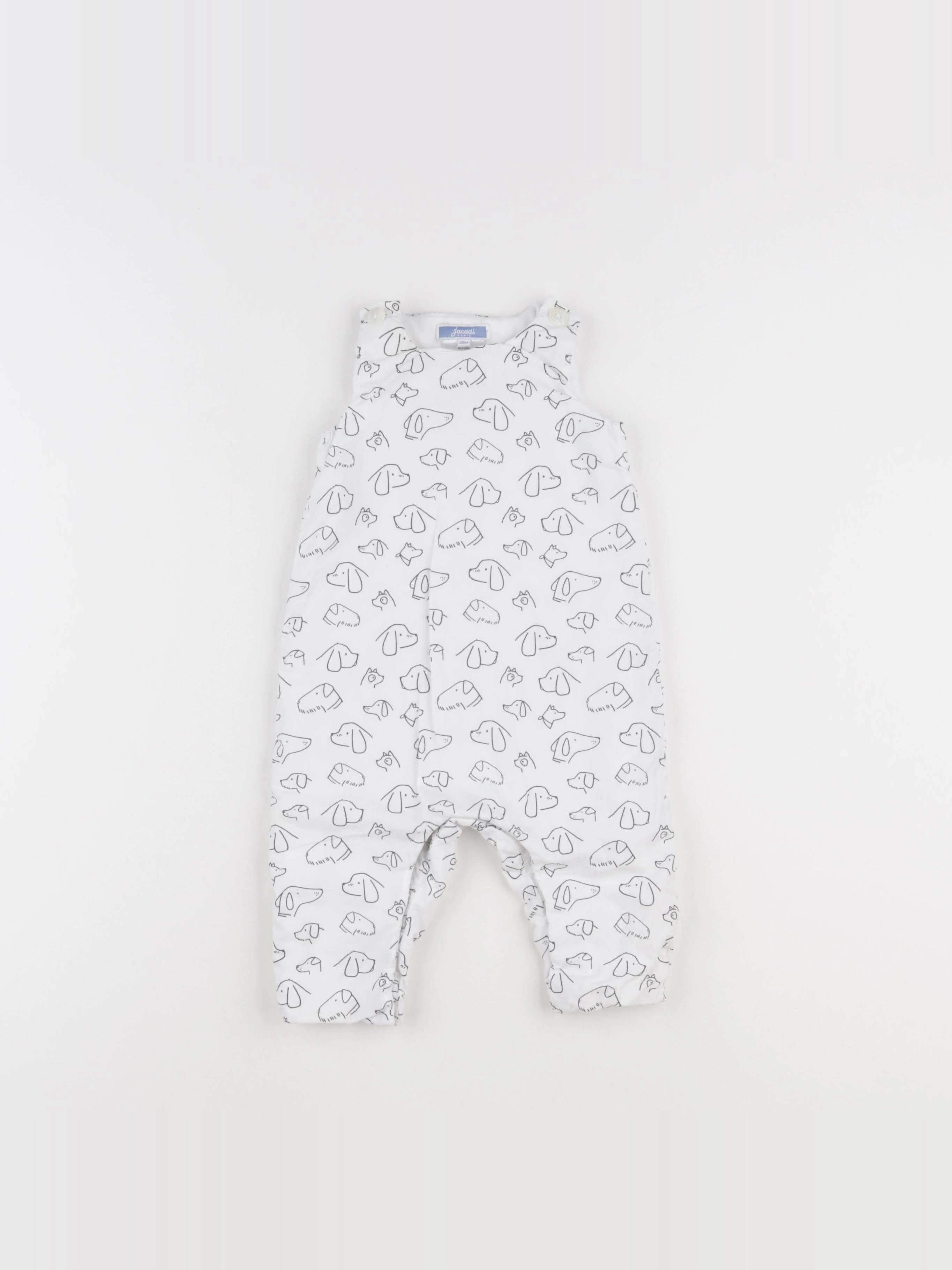 Jacadi - combinaison blanc - 12 mois