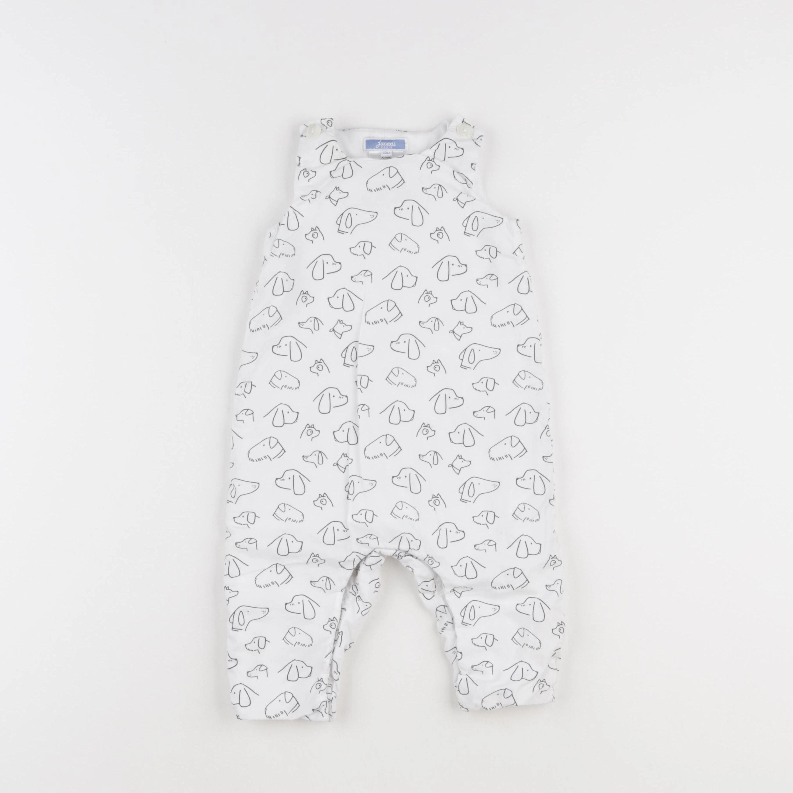 Jacadi - combinaison blanc - 12 mois