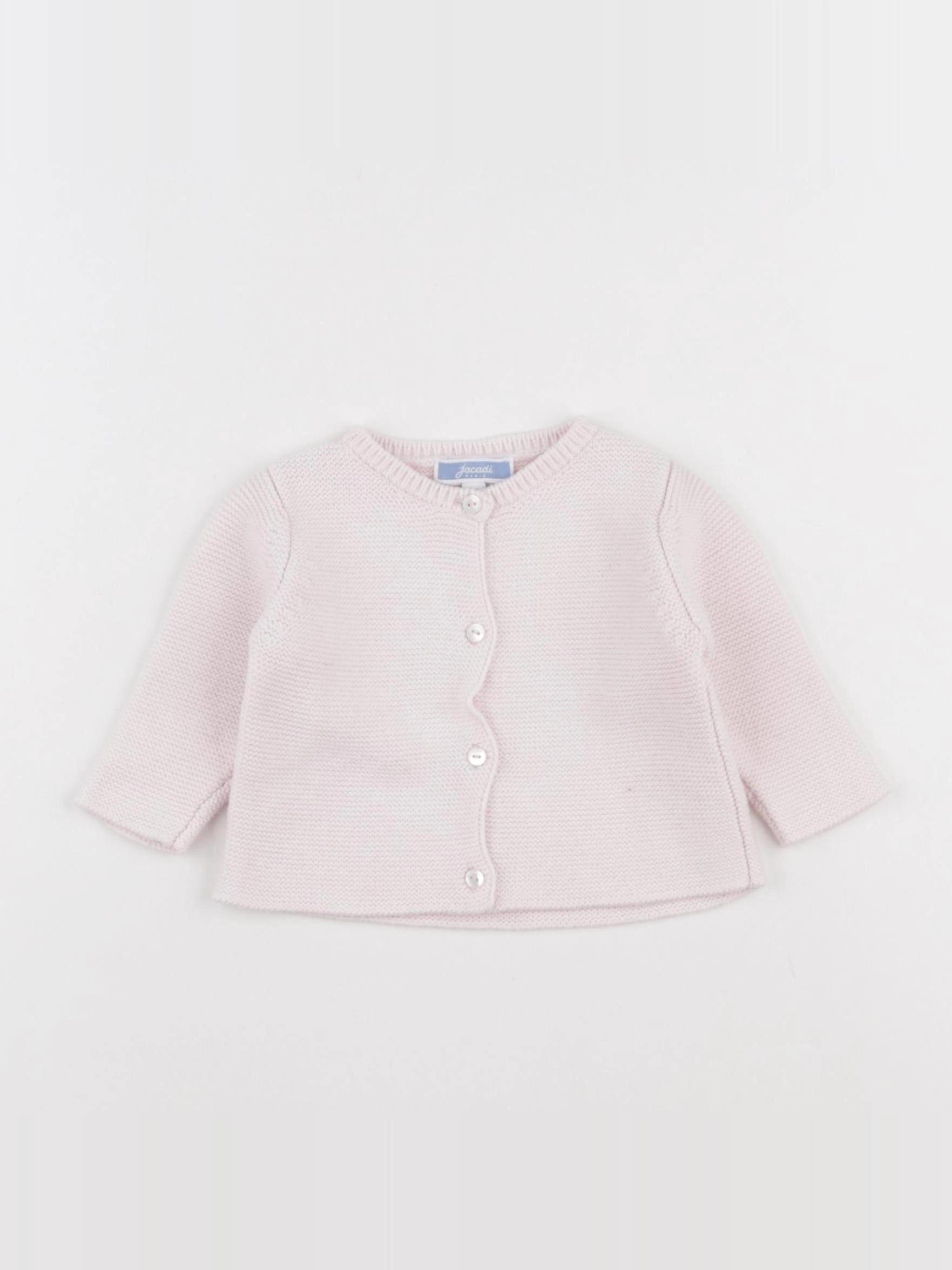 Jacadi - gilet rose - 3 mois