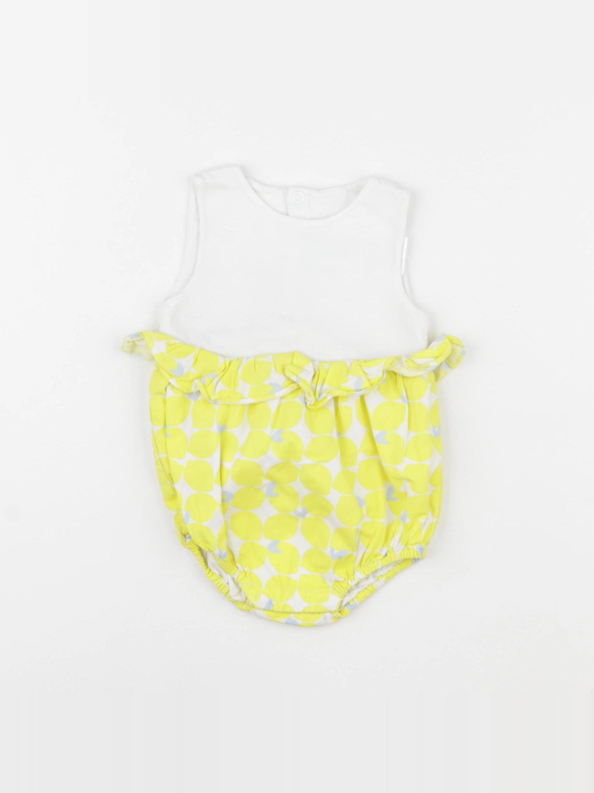 Jacadi - combinaison jaune - 6 mois