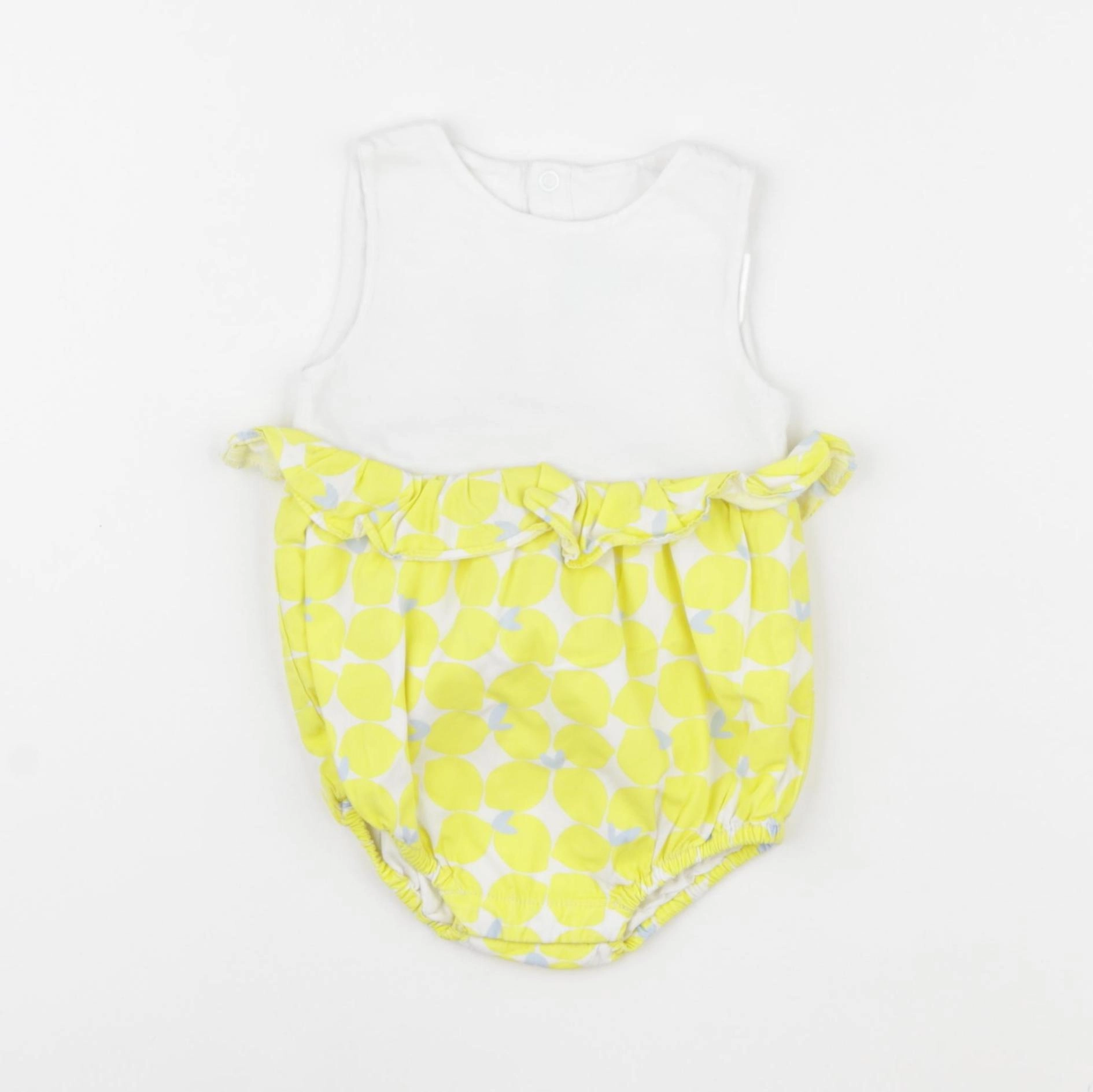 Jacadi - combinaison jaune - 6 mois