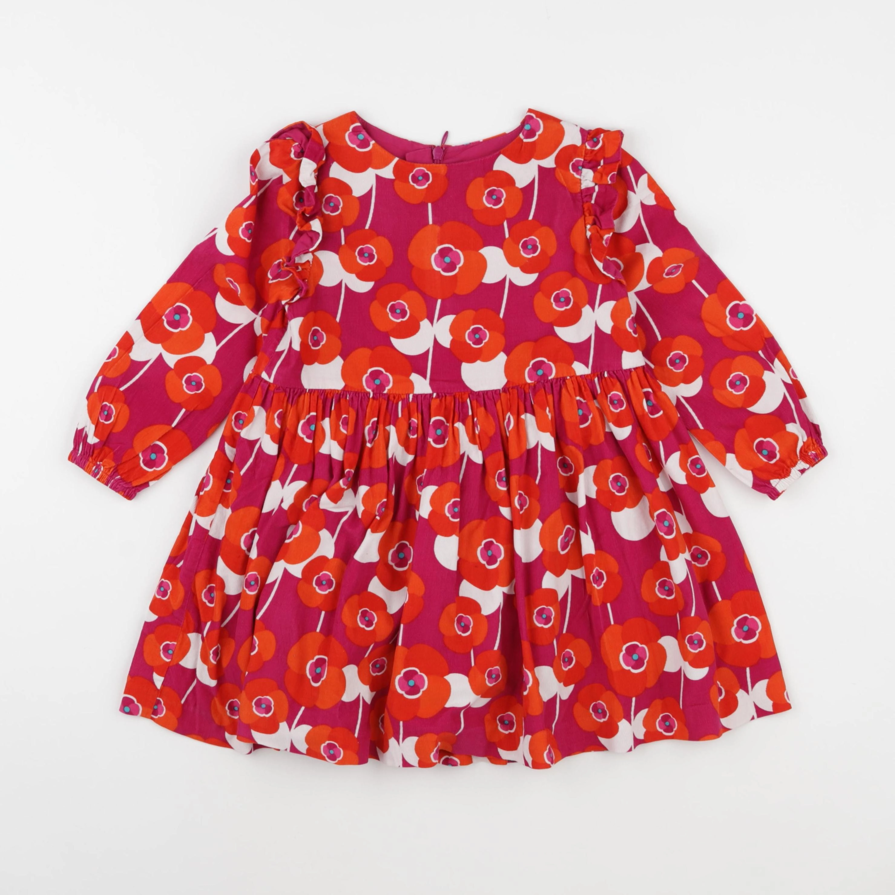 Jacadi - robe orange - 4 ans