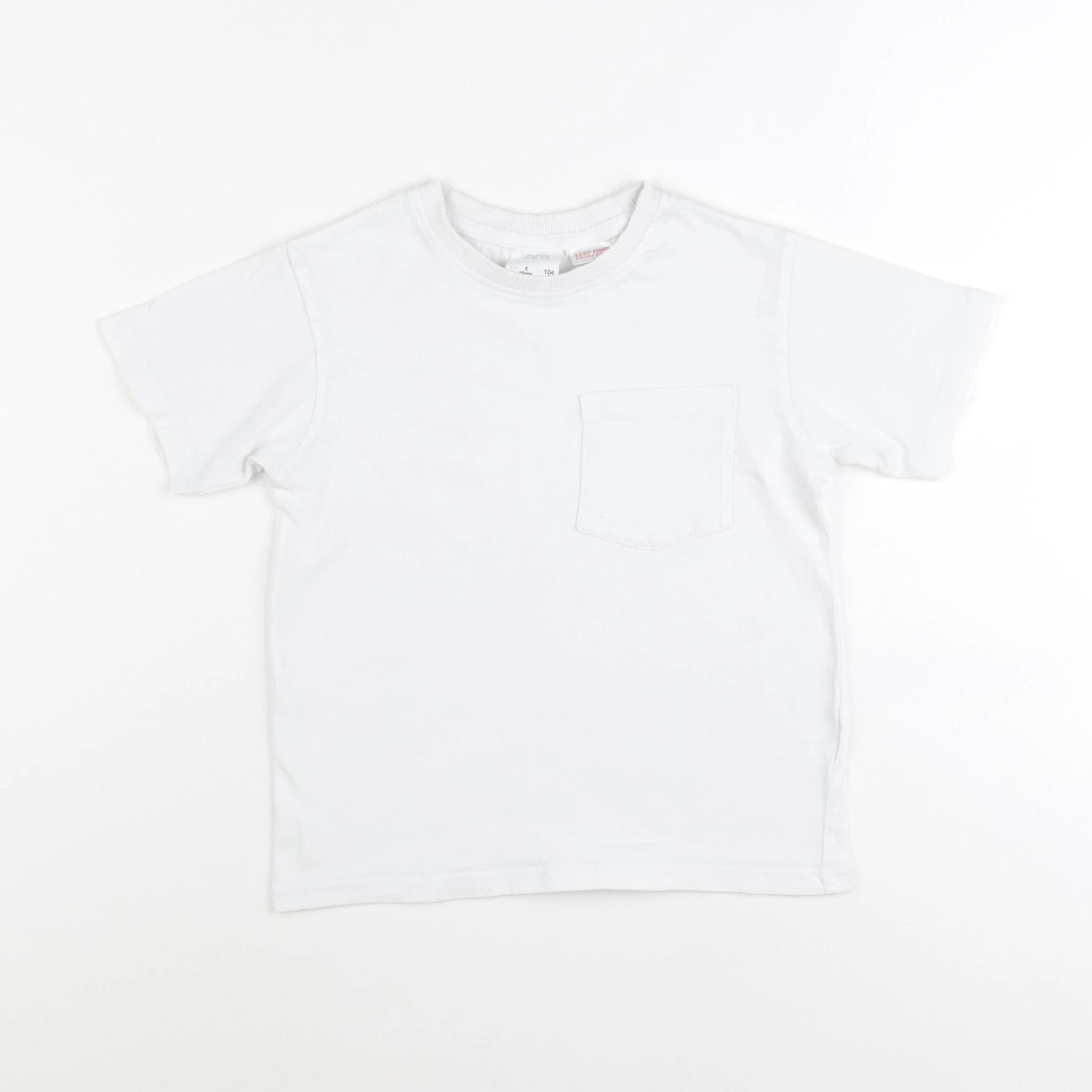 Zara - tee-shirt blanc - 4 ans