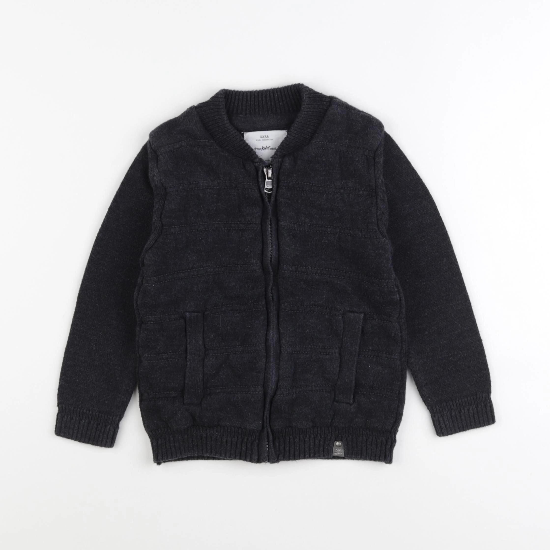 Zara - gilet gris - 5 ans