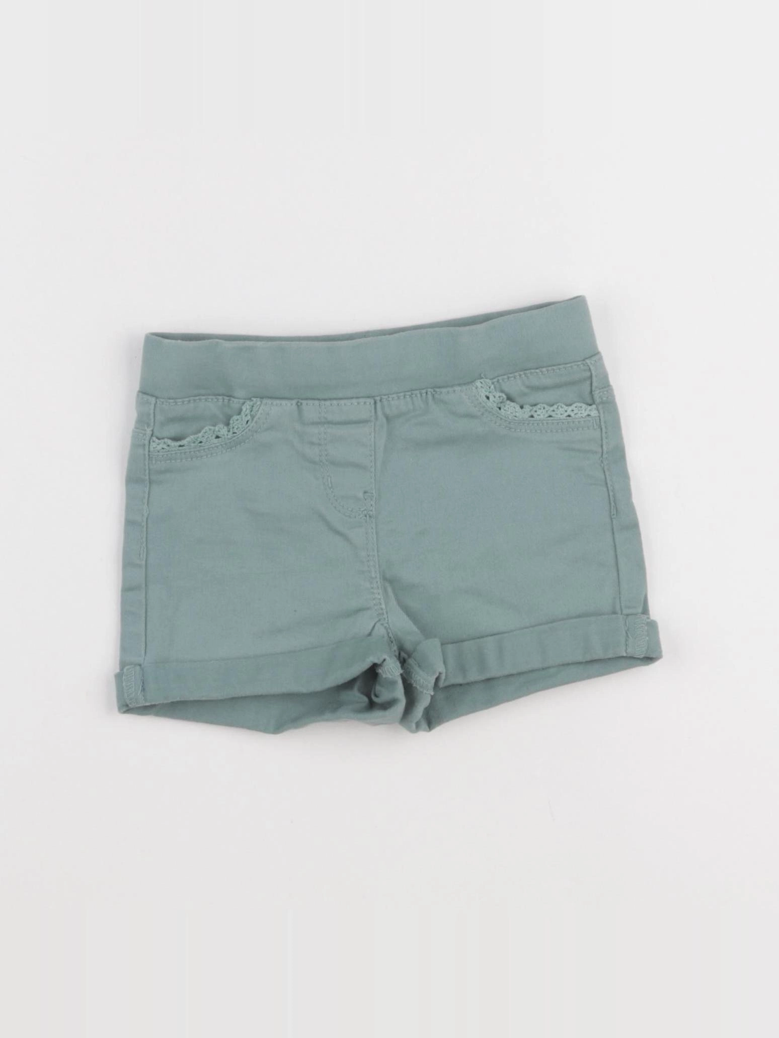 Vertbaudet - short vert - 3 ans
