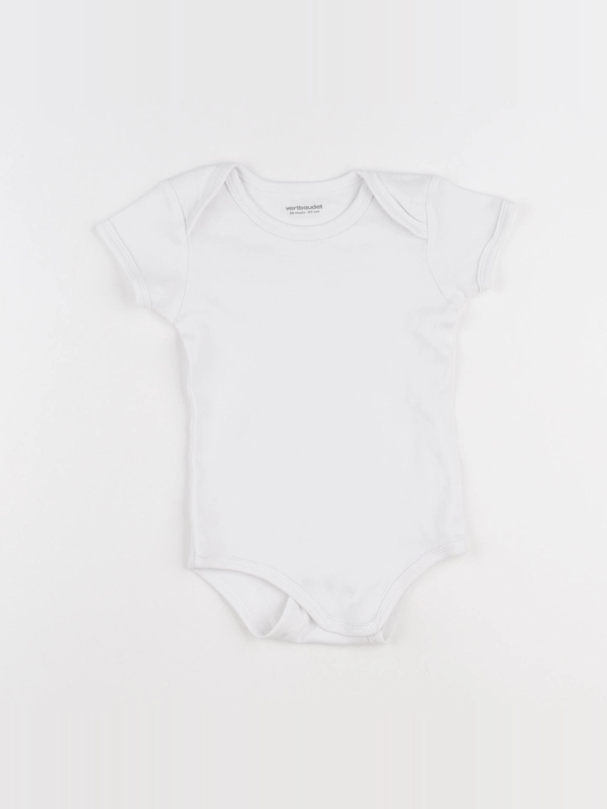 Vertbaudet - body blanc - 36 mois