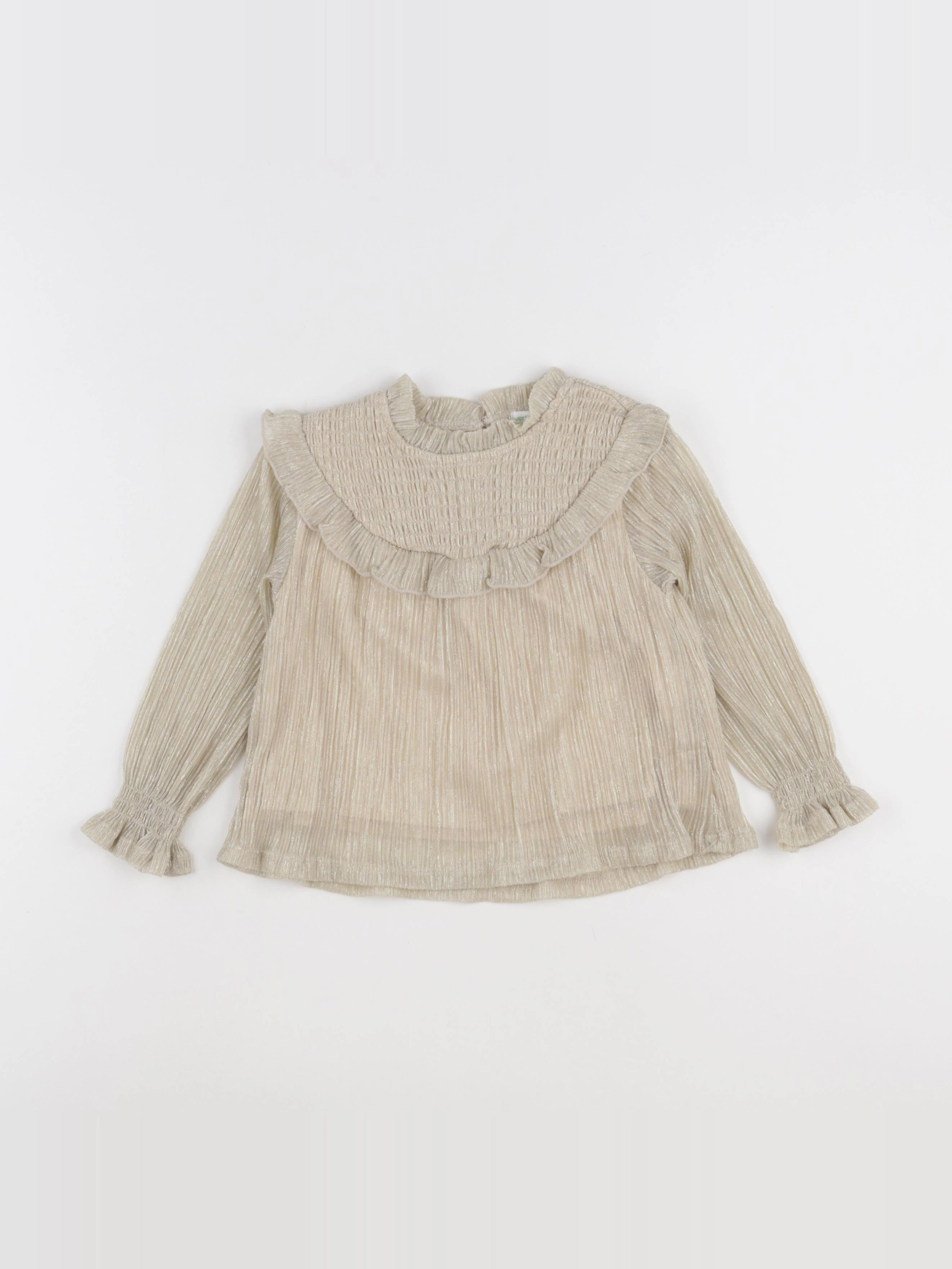 Vertbaudet - blouse or - 3 ans
