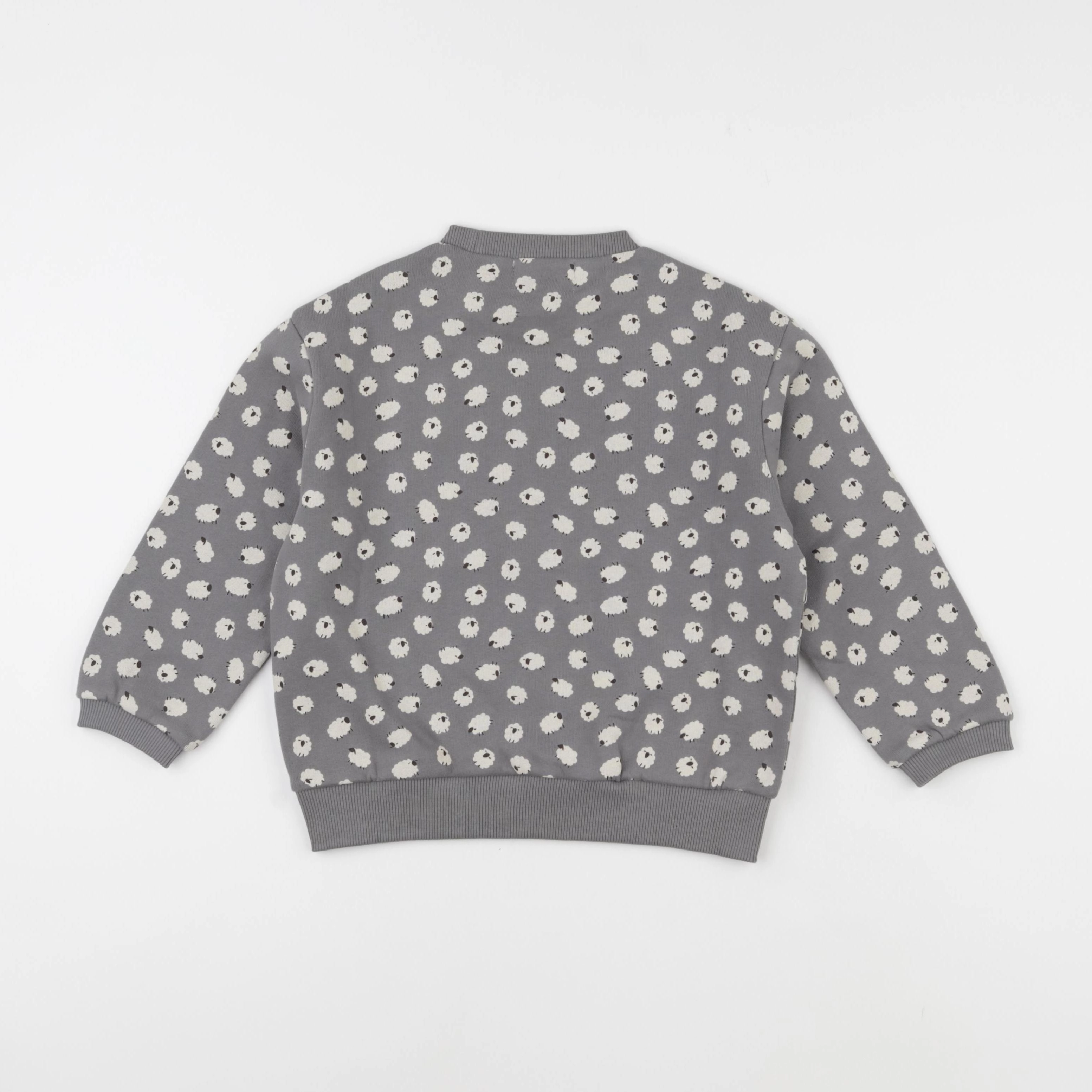 Wander & Wonder - Sweat Sheep gris - 6/12 mois