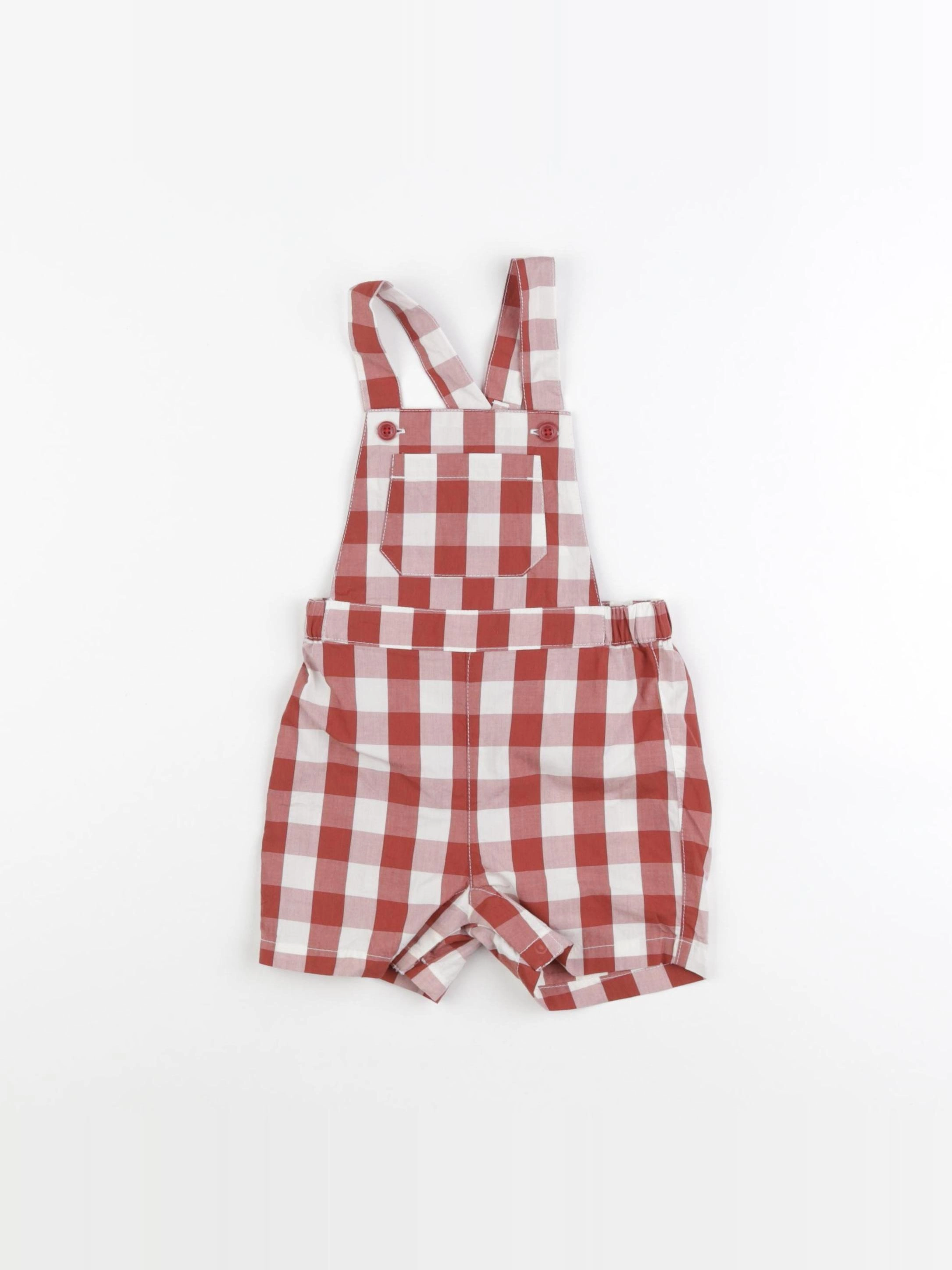 Petit Bateau - salopette marron - 12 mois