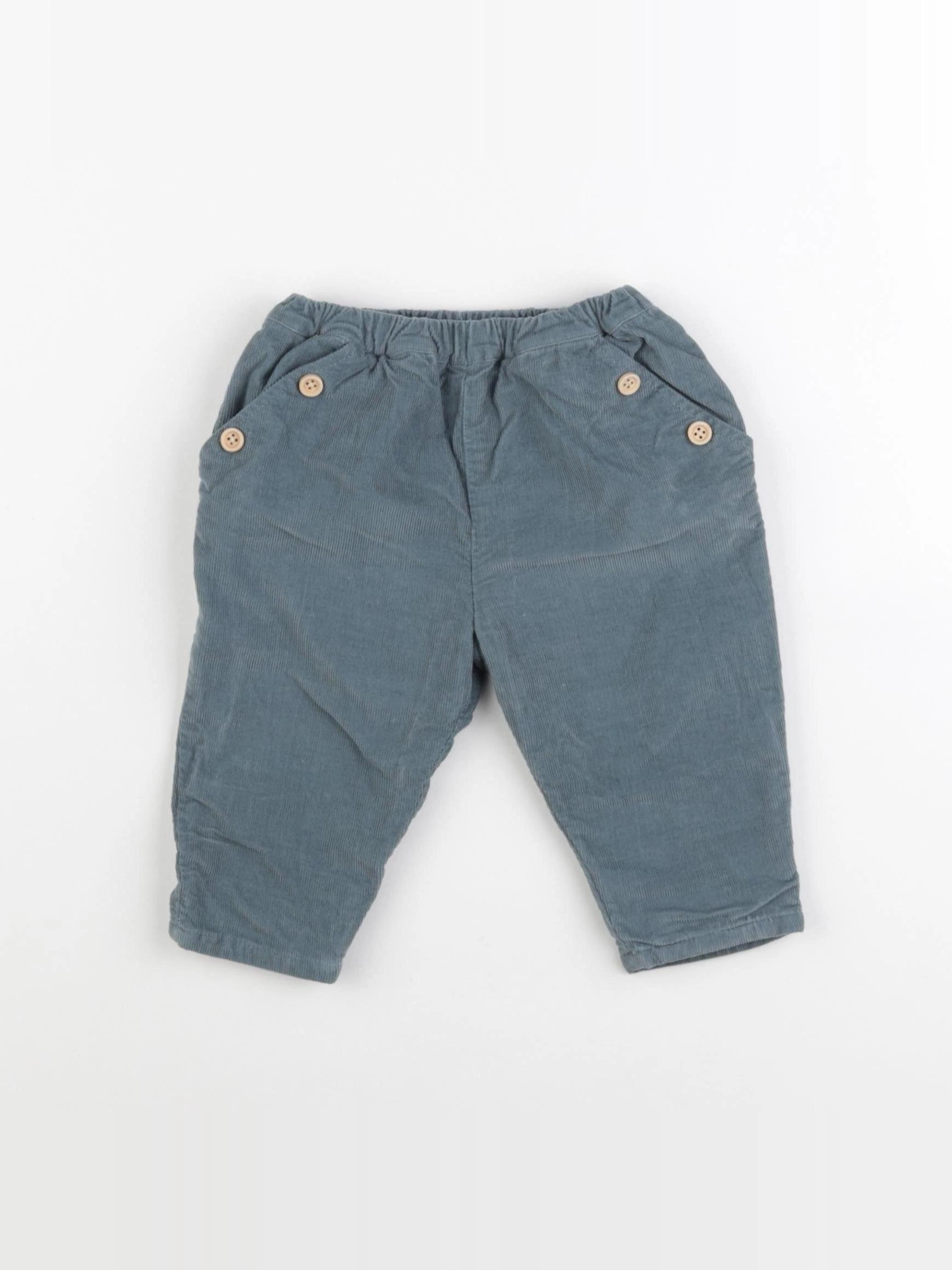 Cyrillus - pantalon bleu - 6 mois
