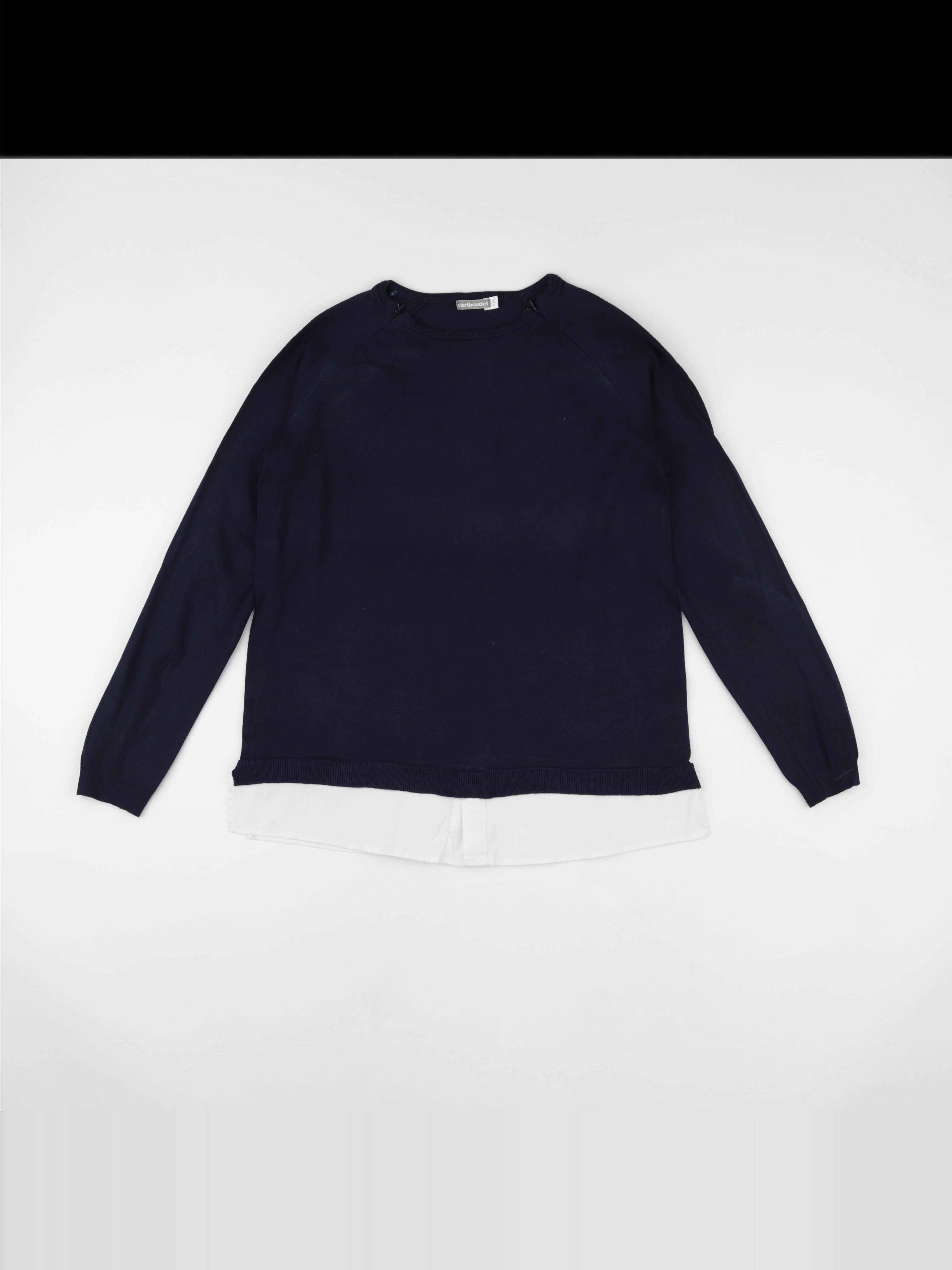 Vertbaudet - pull grossesse, allaitement bleu - 34 à 36