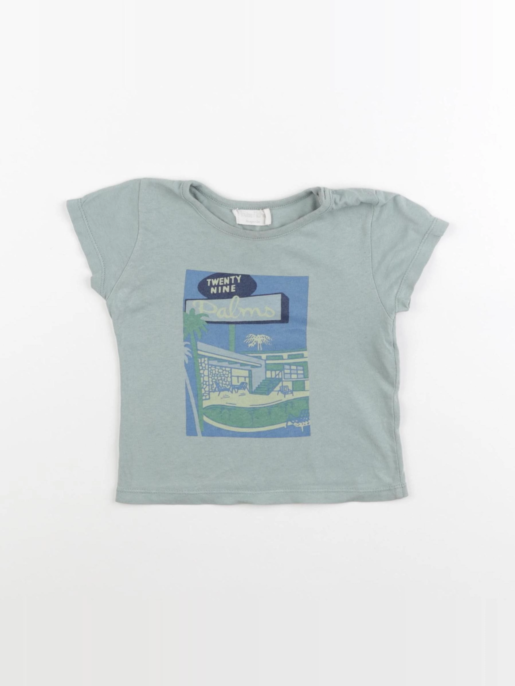 Louise Misha - tee-shirt bleu - 12 mois