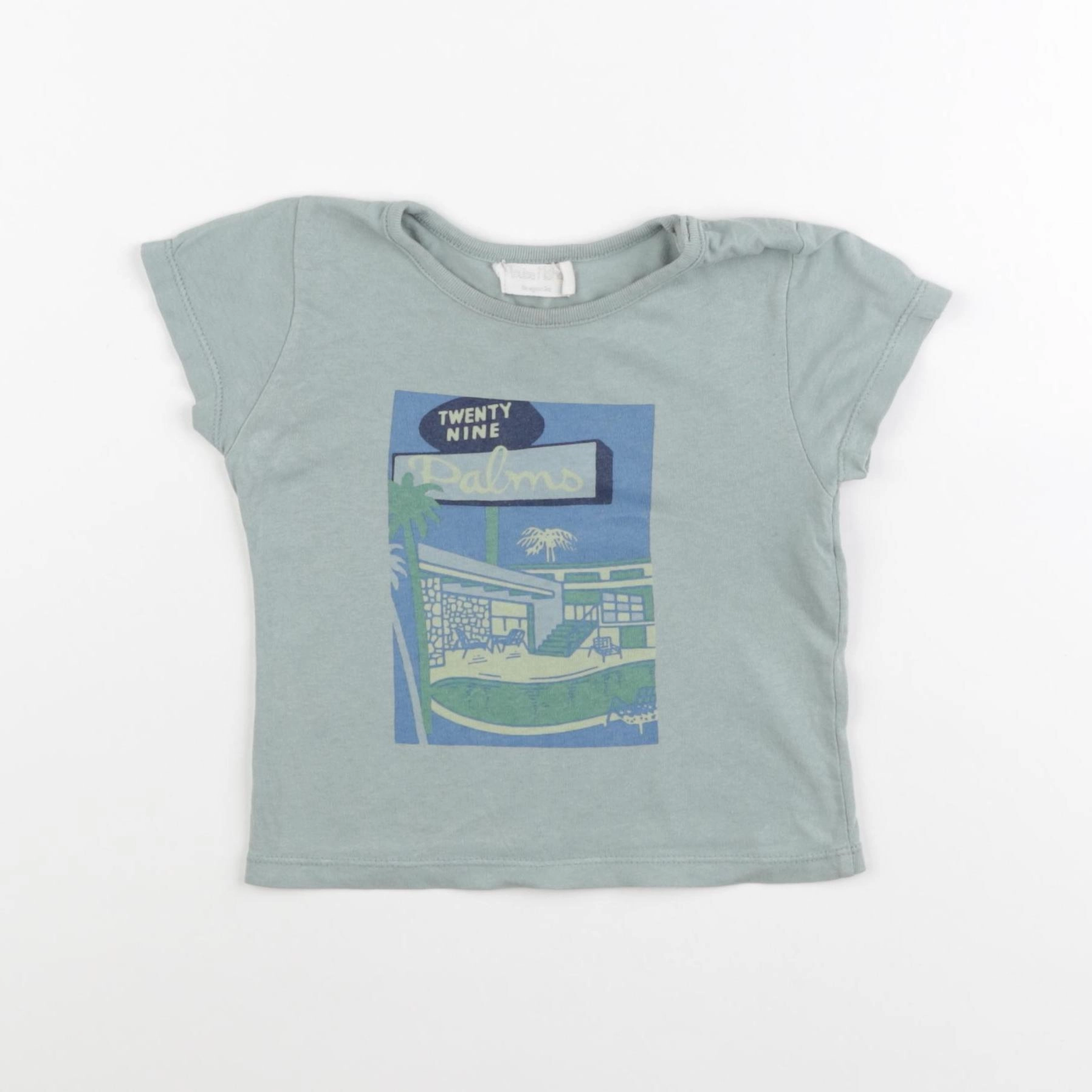 Louise Misha - tee-shirt bleu - 12 mois