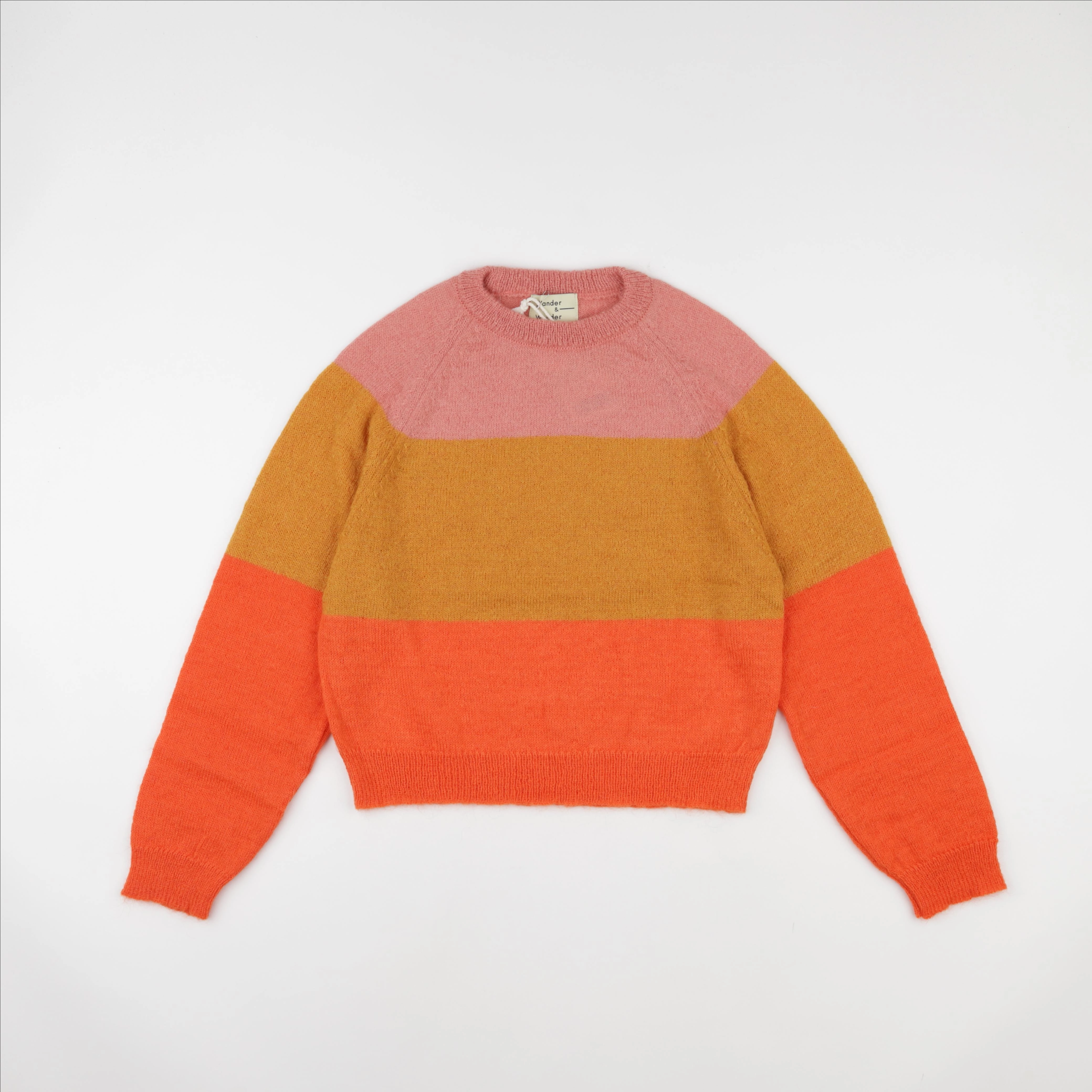 Wander & Wonder - Pull rayé orange - 11/12 ans