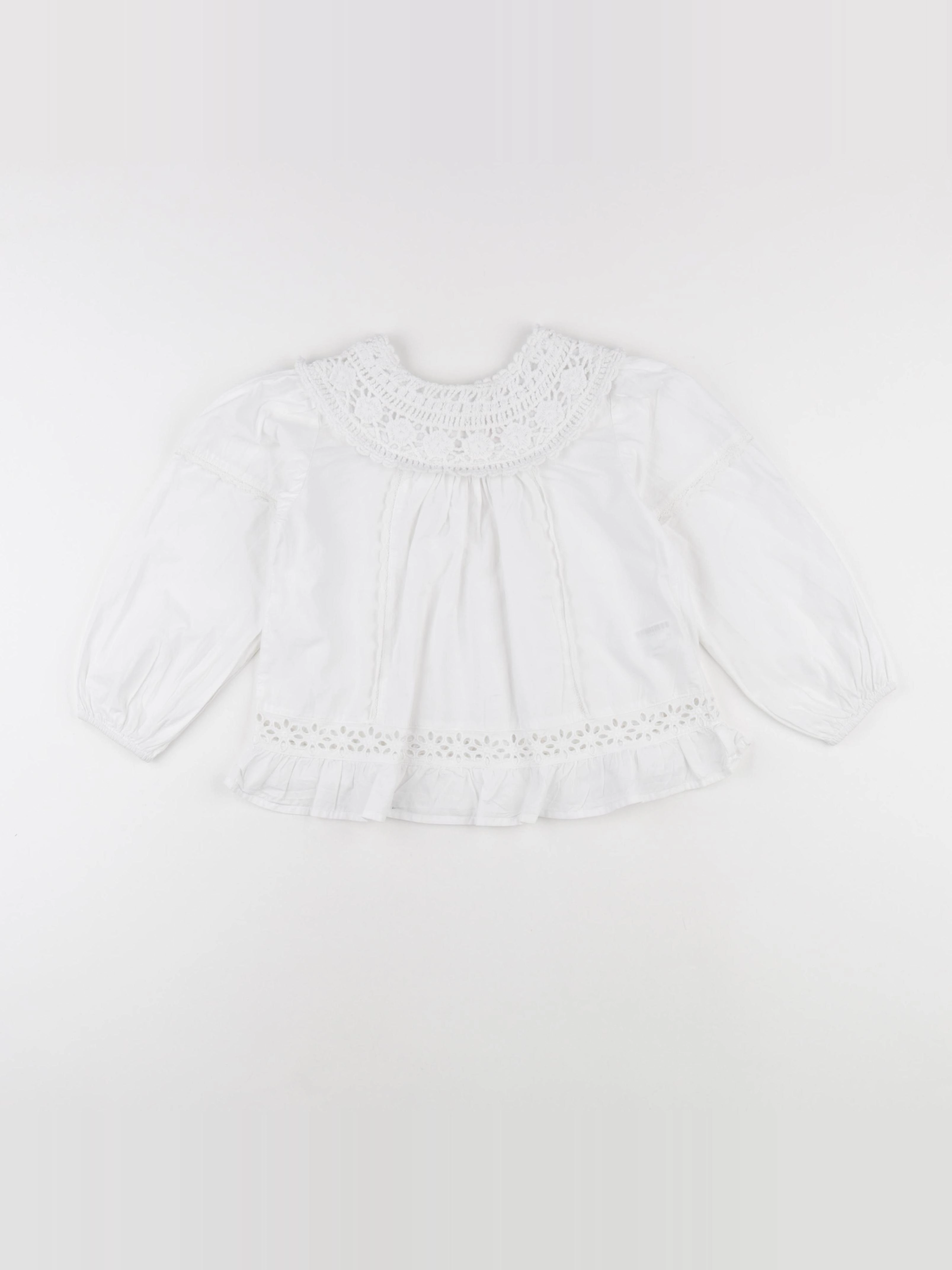 Zara - blouse blanc - 5/6 ans
