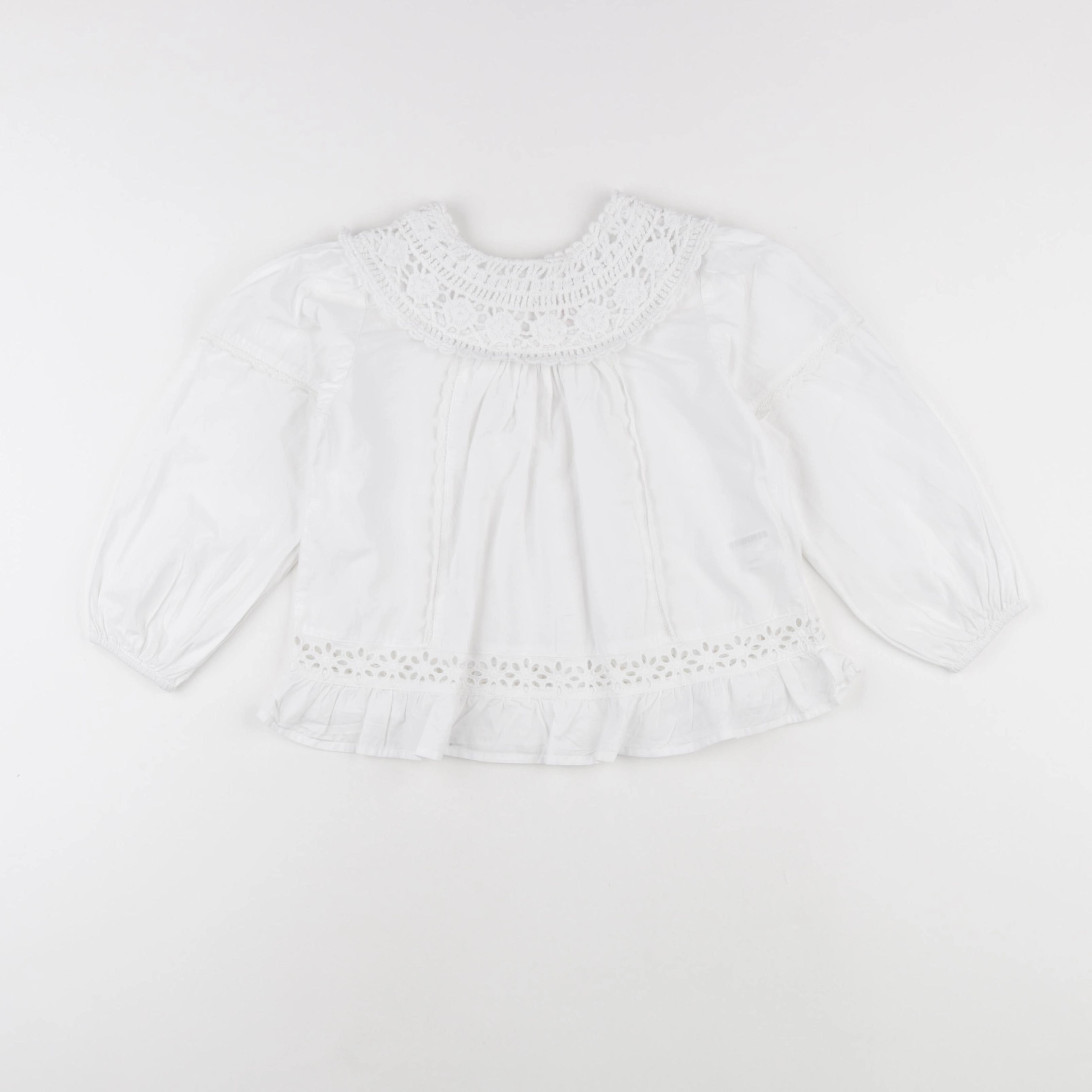 Zara - blouse blanc - 5/6 ans