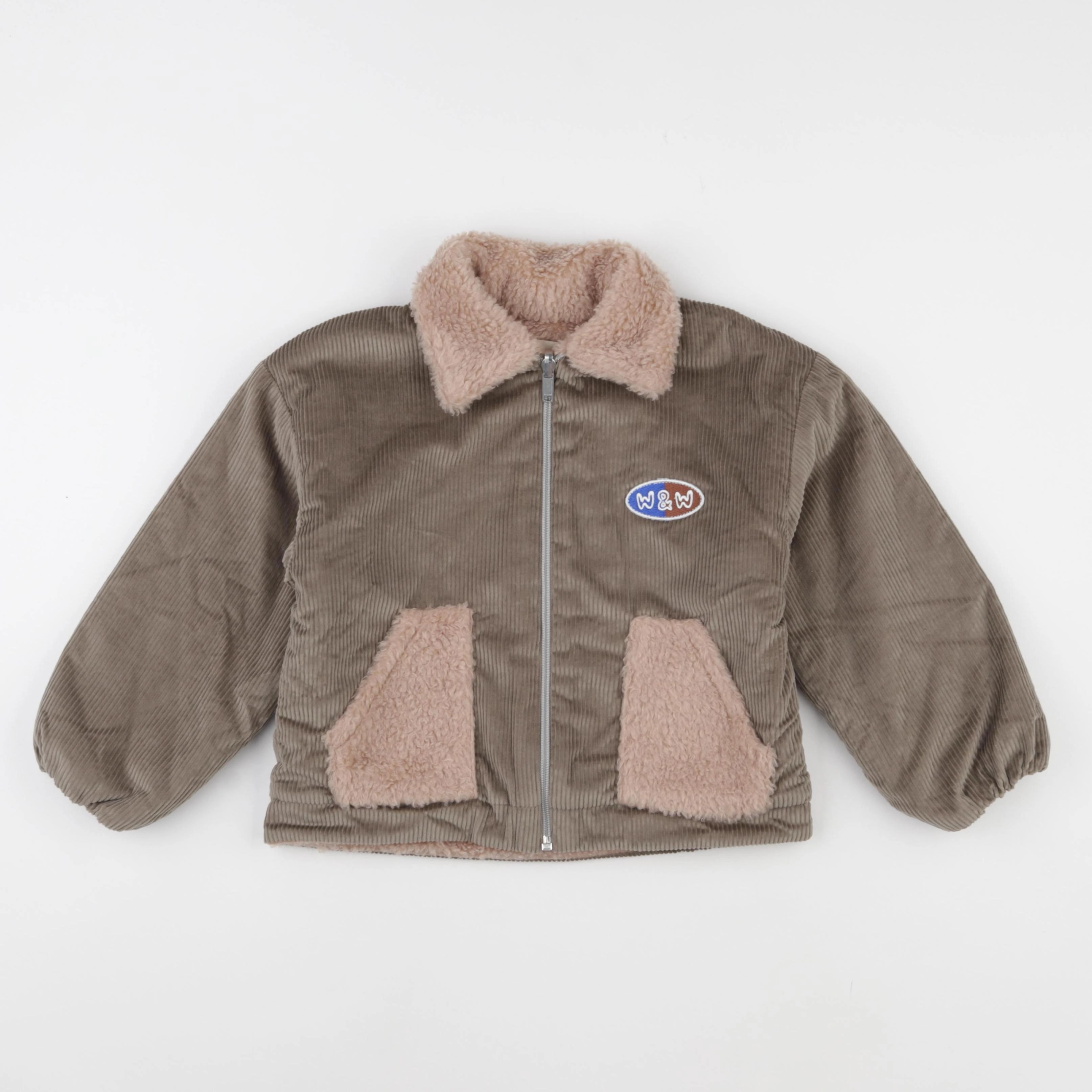 Wander & Wonder - Veste réversible vert - 7/8 ans