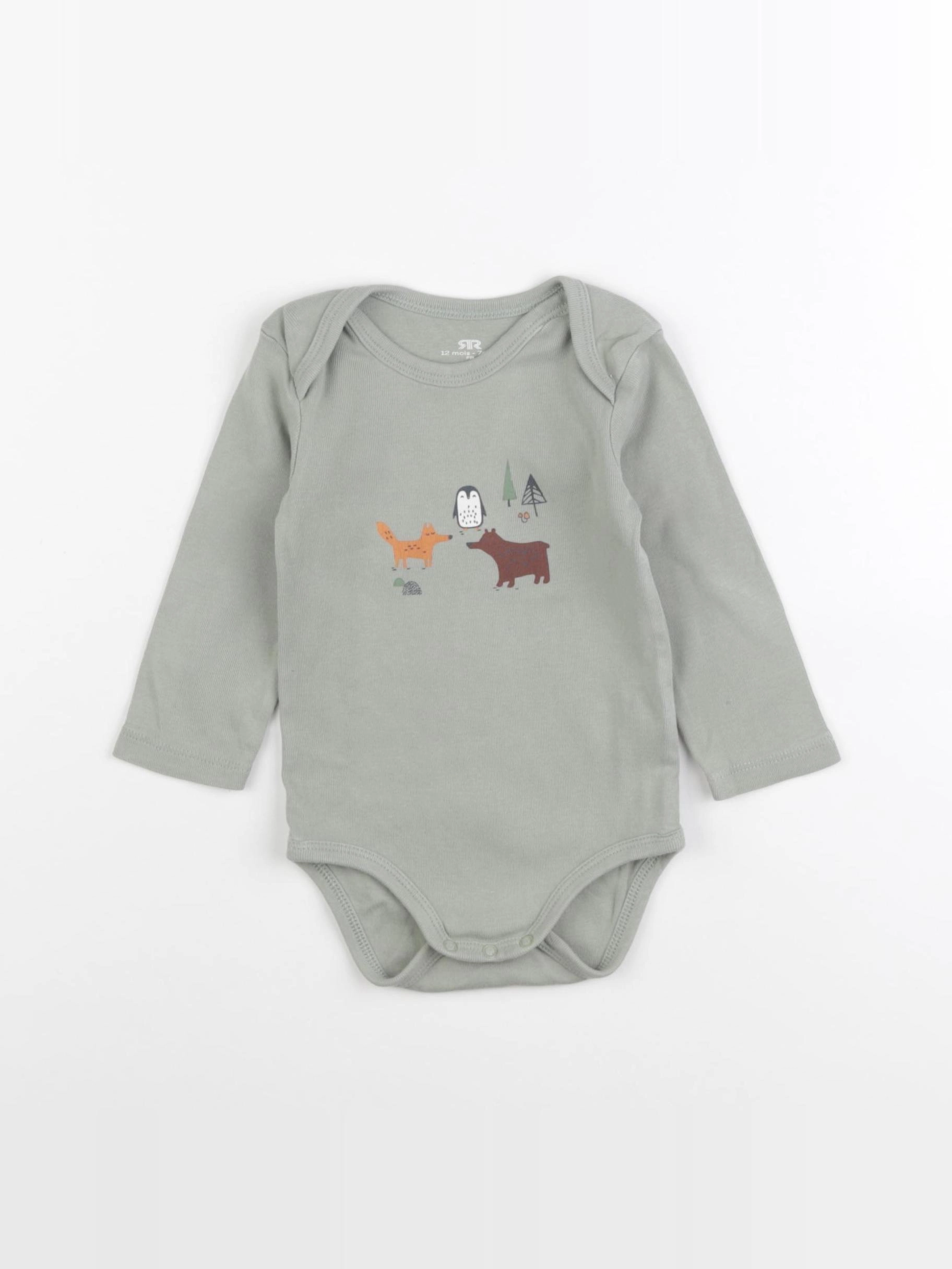 La Redoute - body bleu - 12 mois