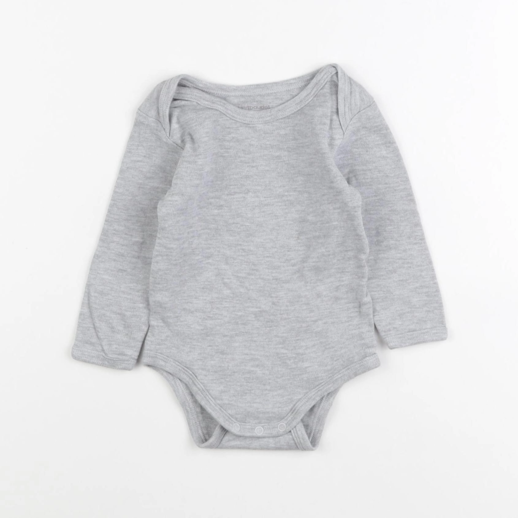 Vertbaudet - body gris - 9 mois