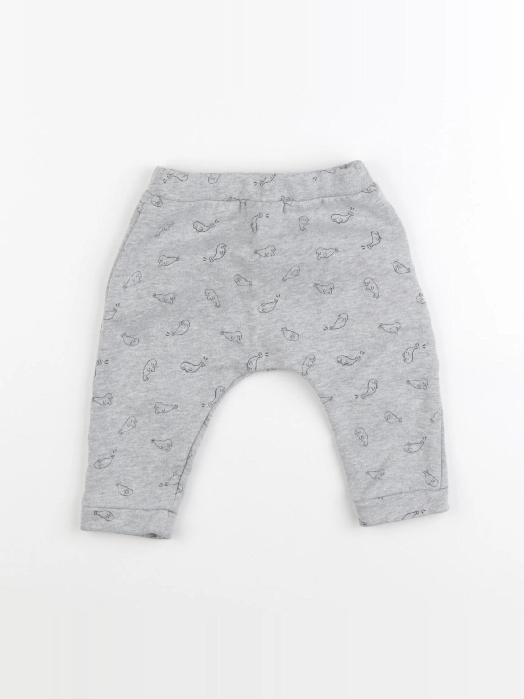 Boutchou - sarouel gris - 6 mois
